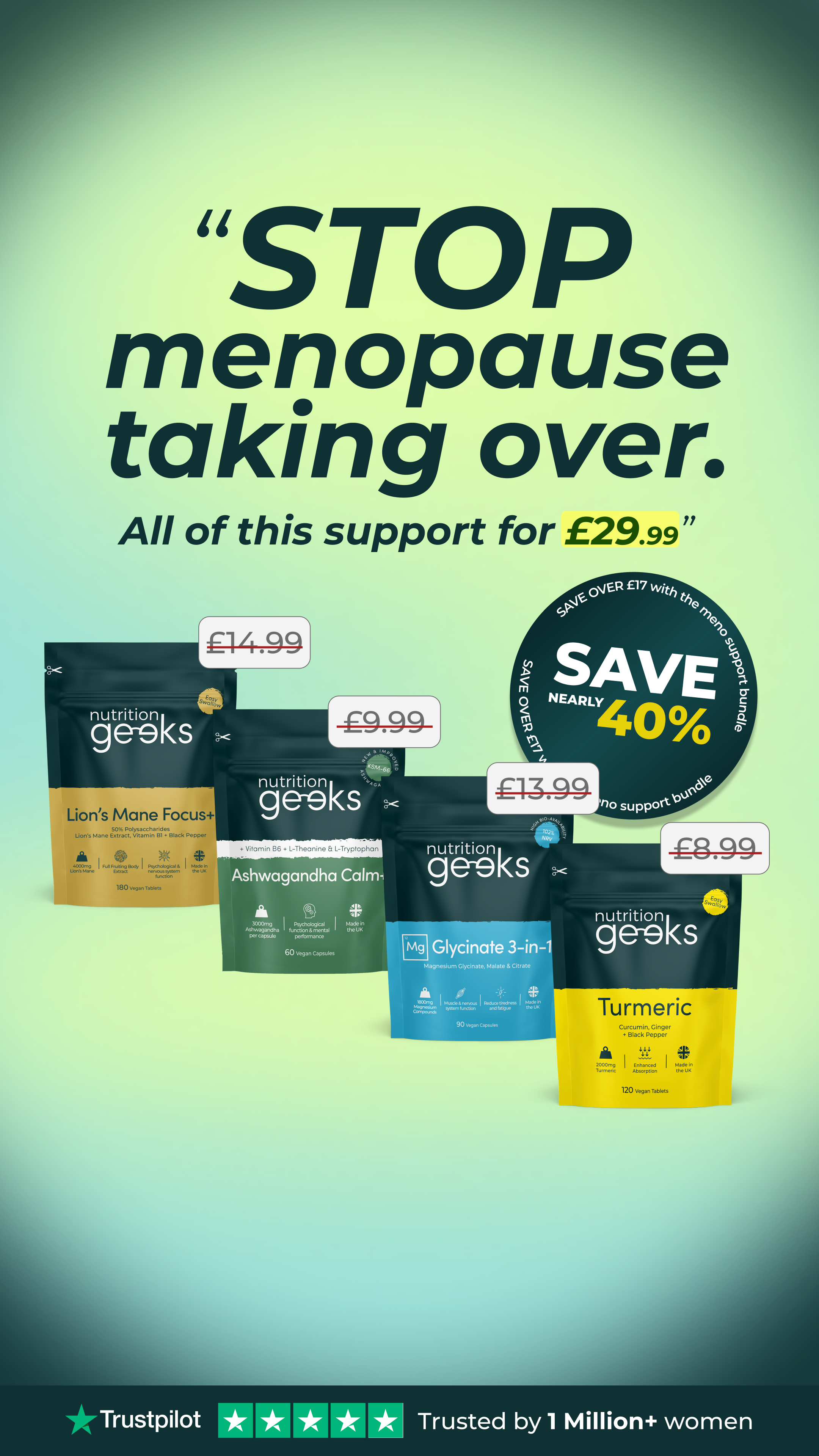 Nutrition Geeks Facebook ad