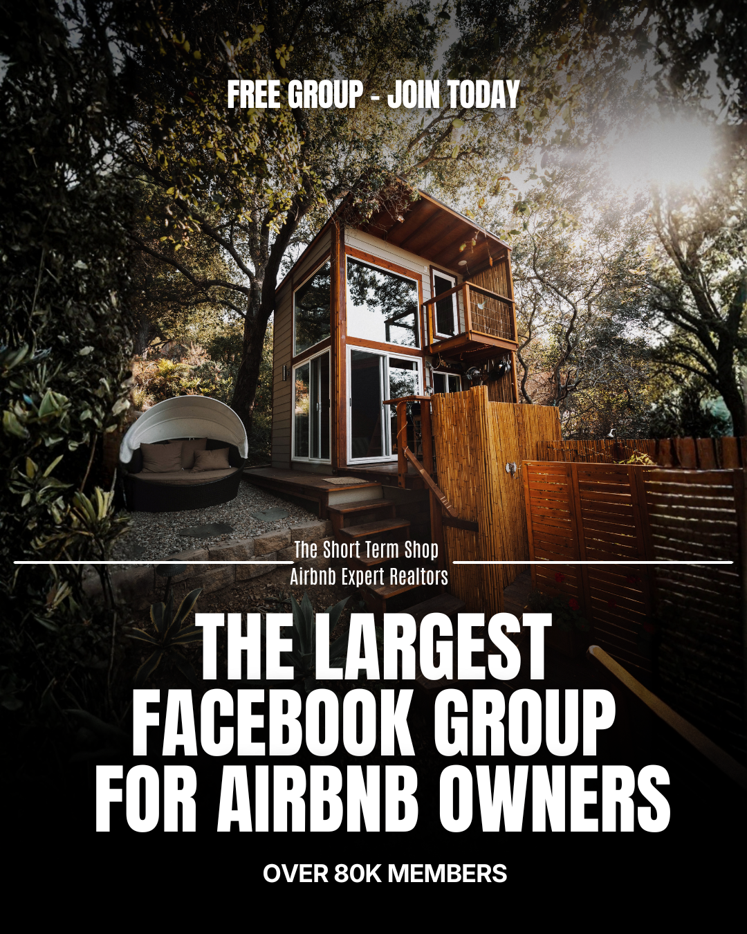 The Short Term Shop Facebook ad: Smarter Short Term Rentals