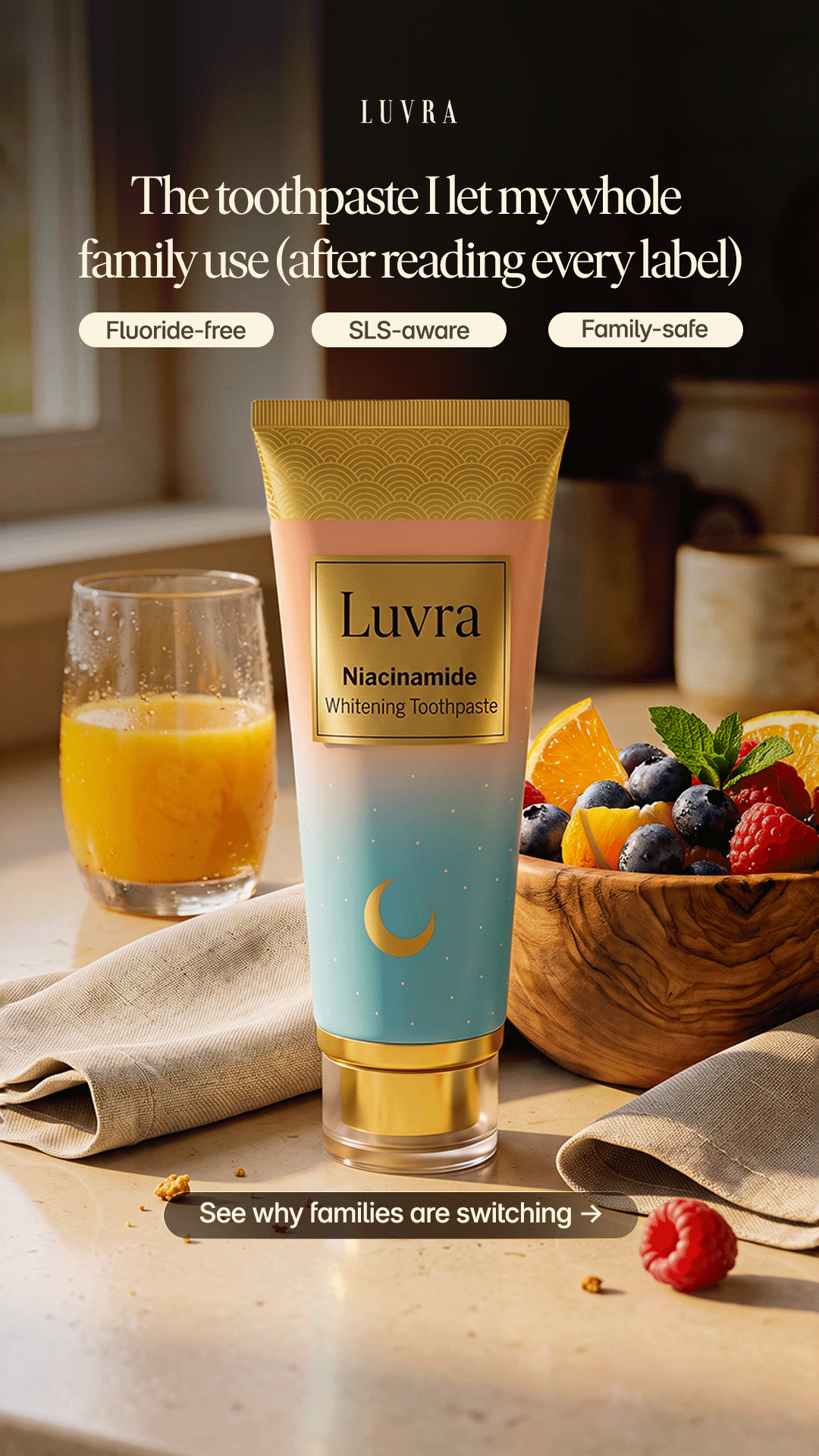 Luvra Facebook ad from Jul 8, 2026