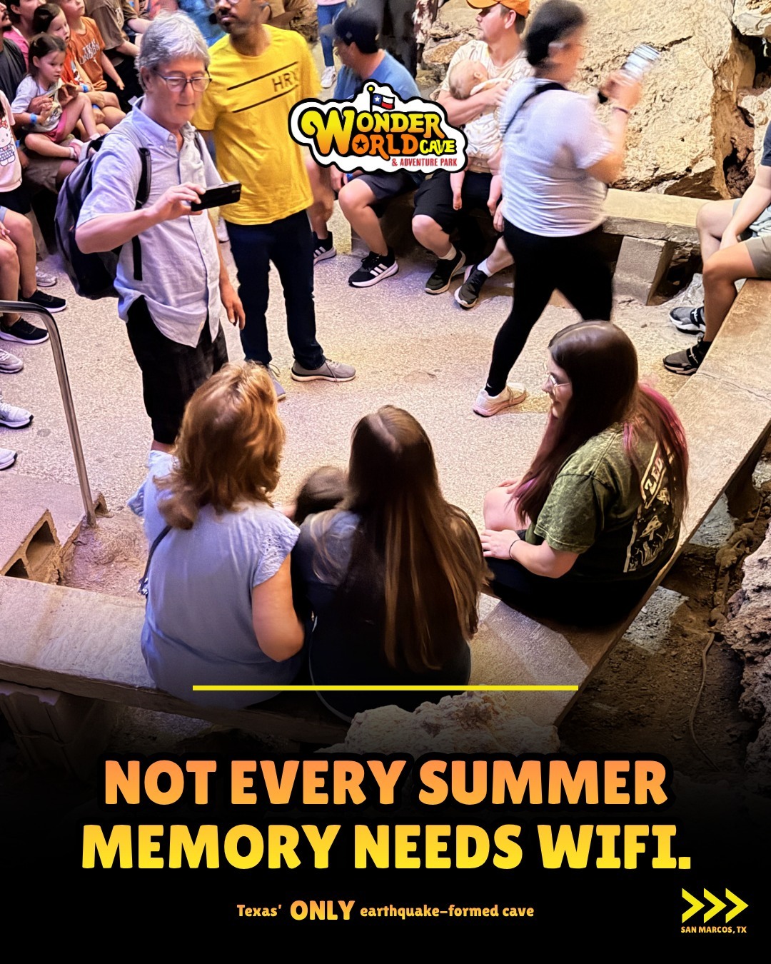 Wonder World Cave & Adventure Park Facebook ad: Summer Plans Are Here!