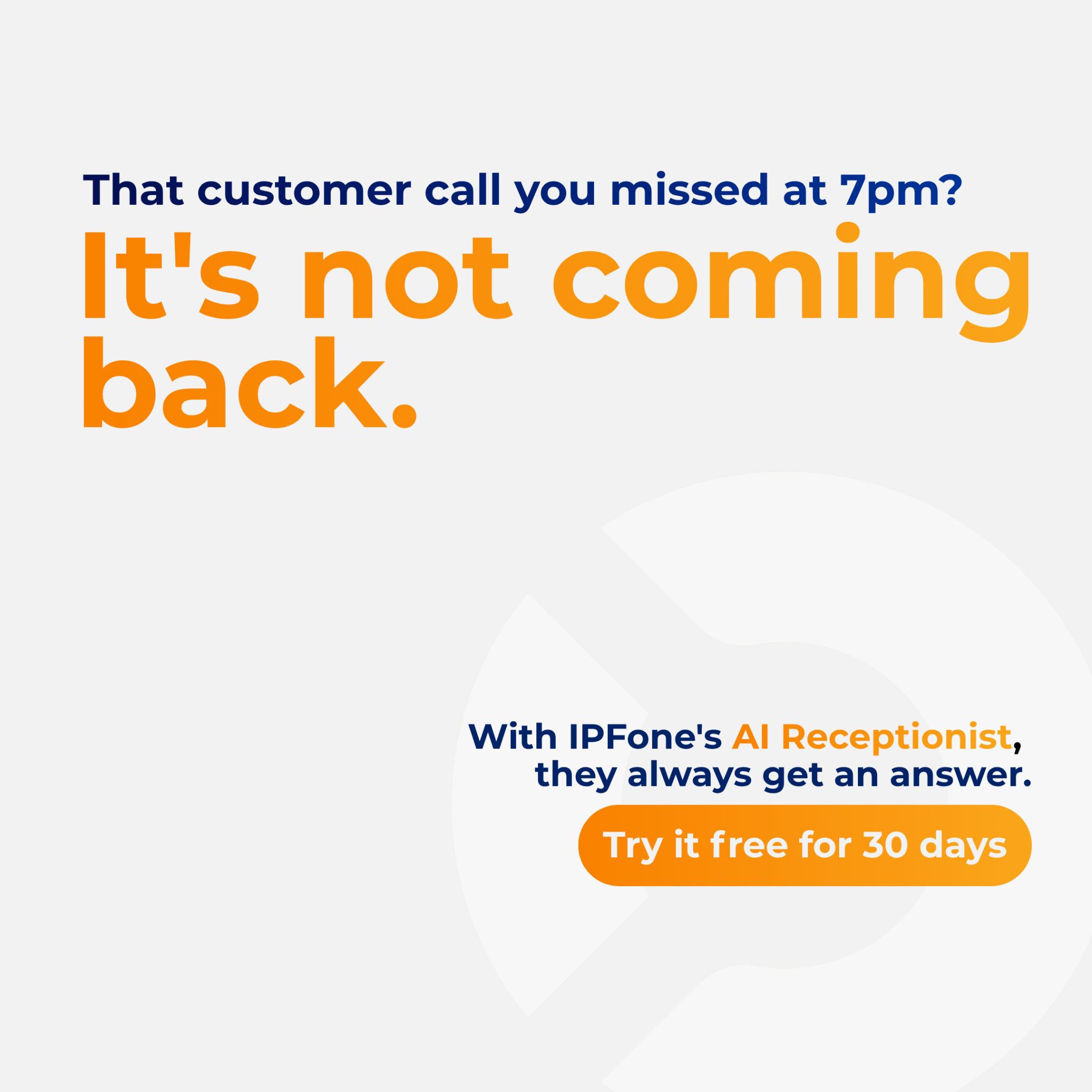 IPFone Facebook ad