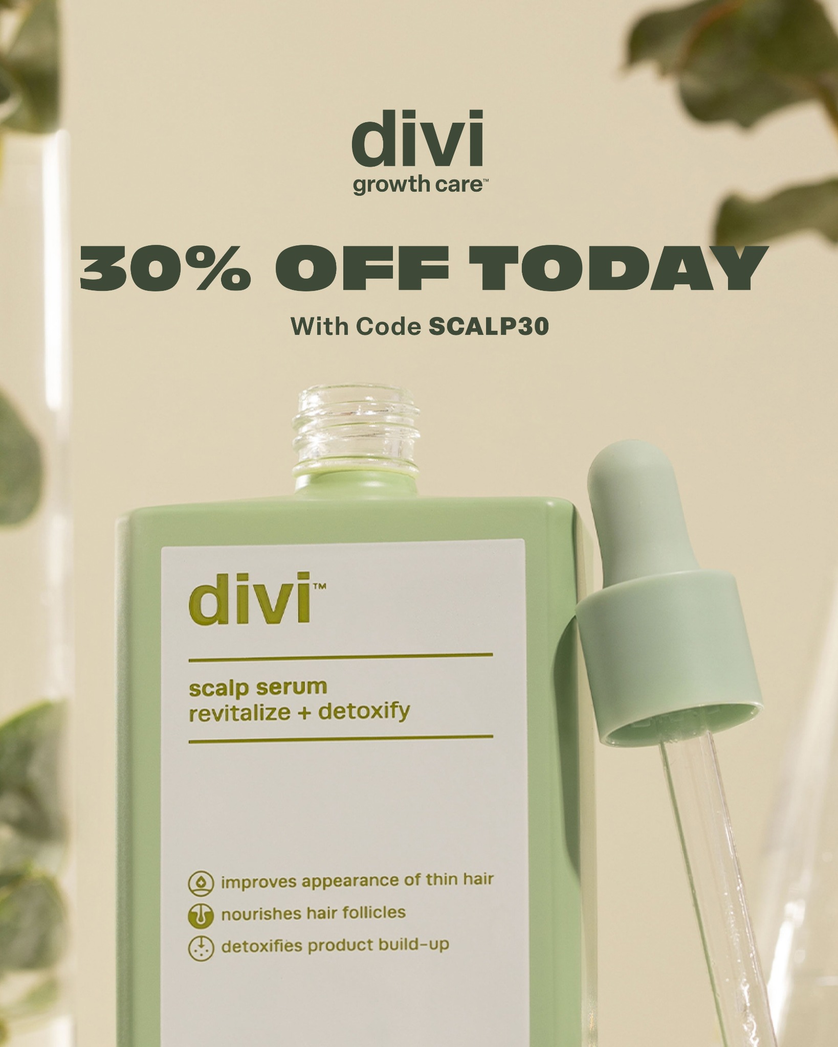 Divi Facebook ad: Save 30% Today!