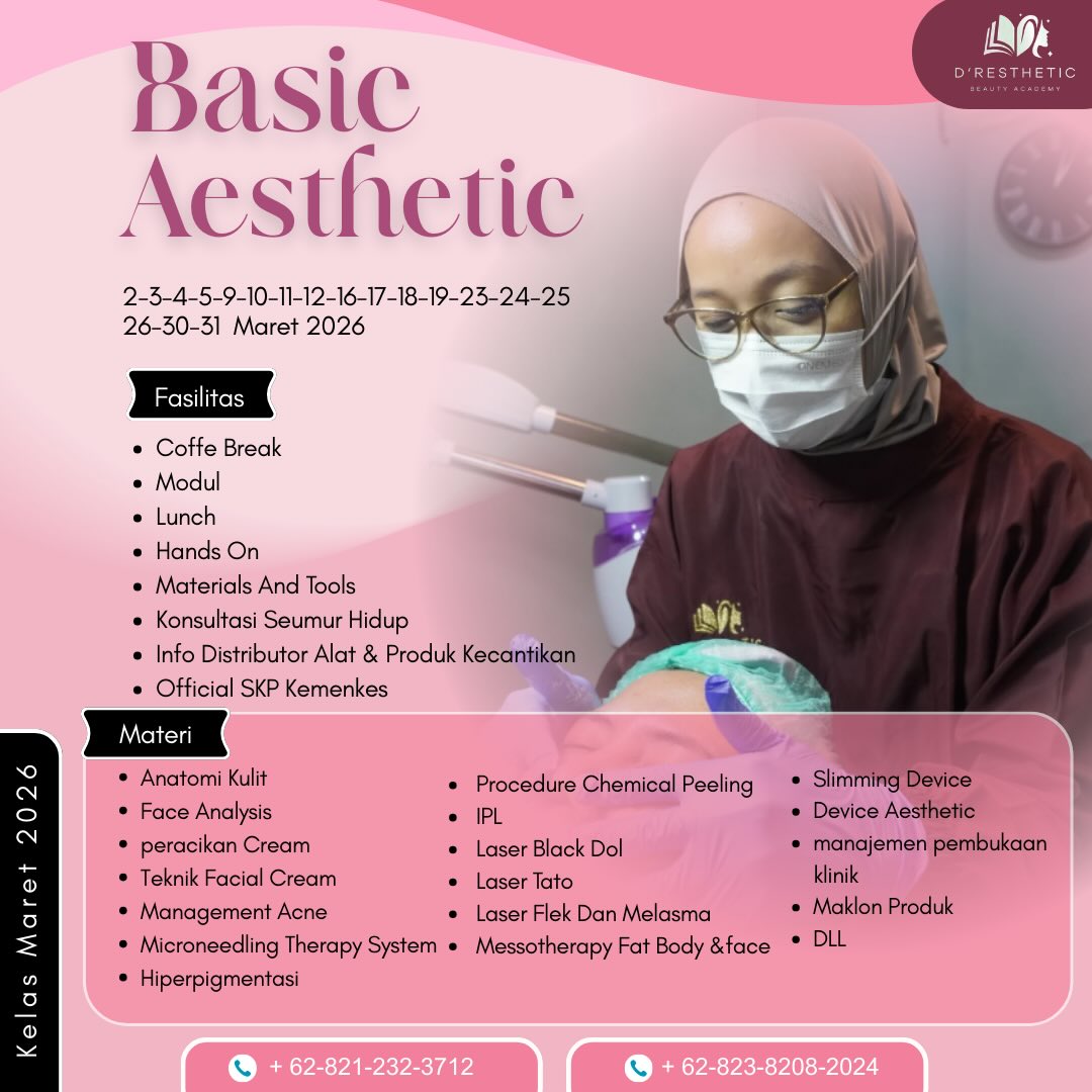 dresthetic.id Facebook ad: CLASS SCHEDULE MARET, Dresthetic Academy