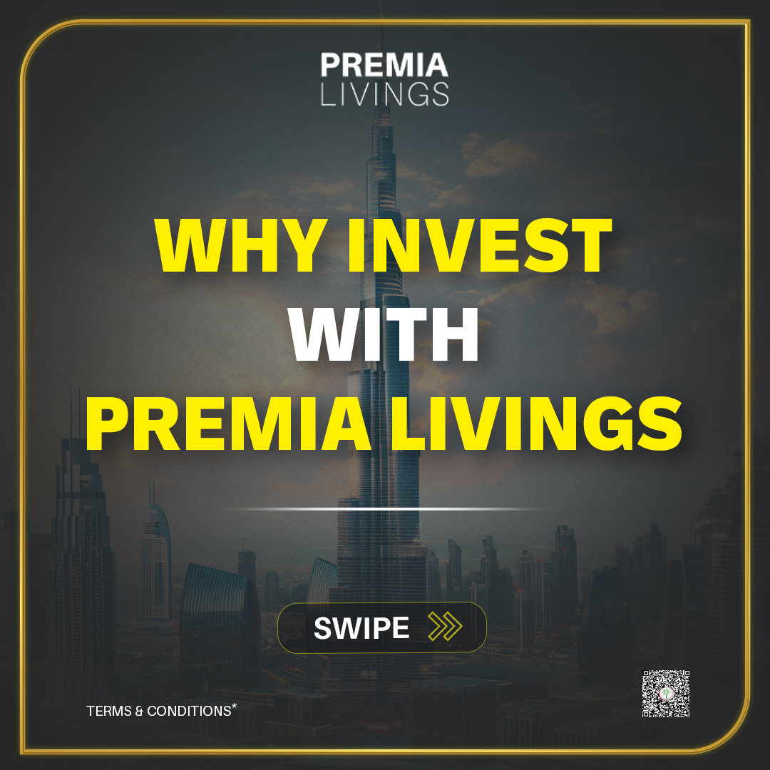 Premia Livings Real Estate Facebook ad: Discover why global investors trust Premia Livings.