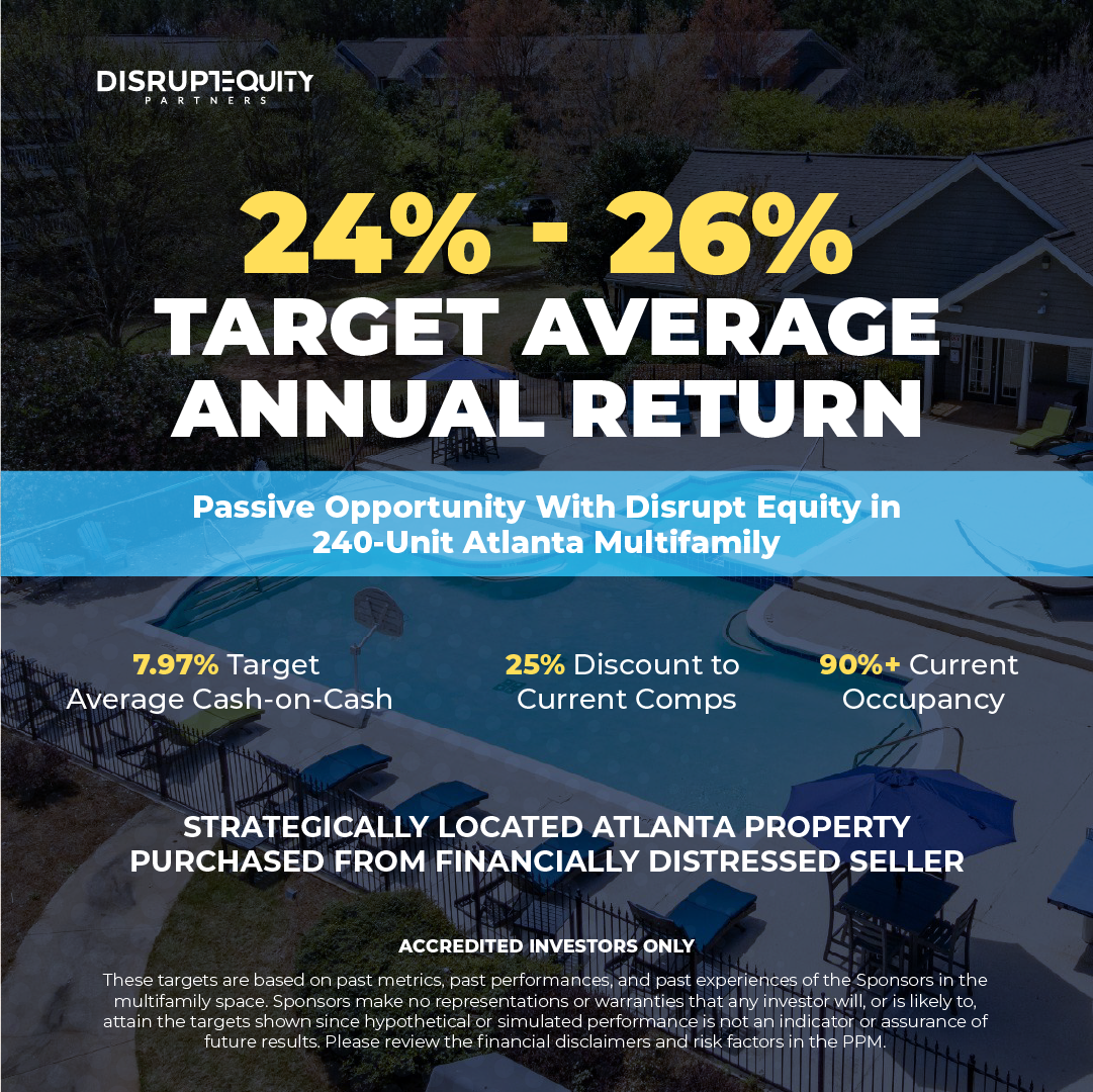 Disrupt Equity Facebook ad from Feb 19, 2026