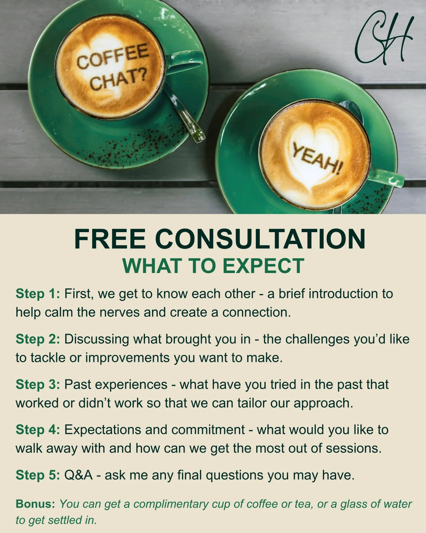 ch_lifecoaching Facebook ad: FREE CONSULTATION: What to Expect