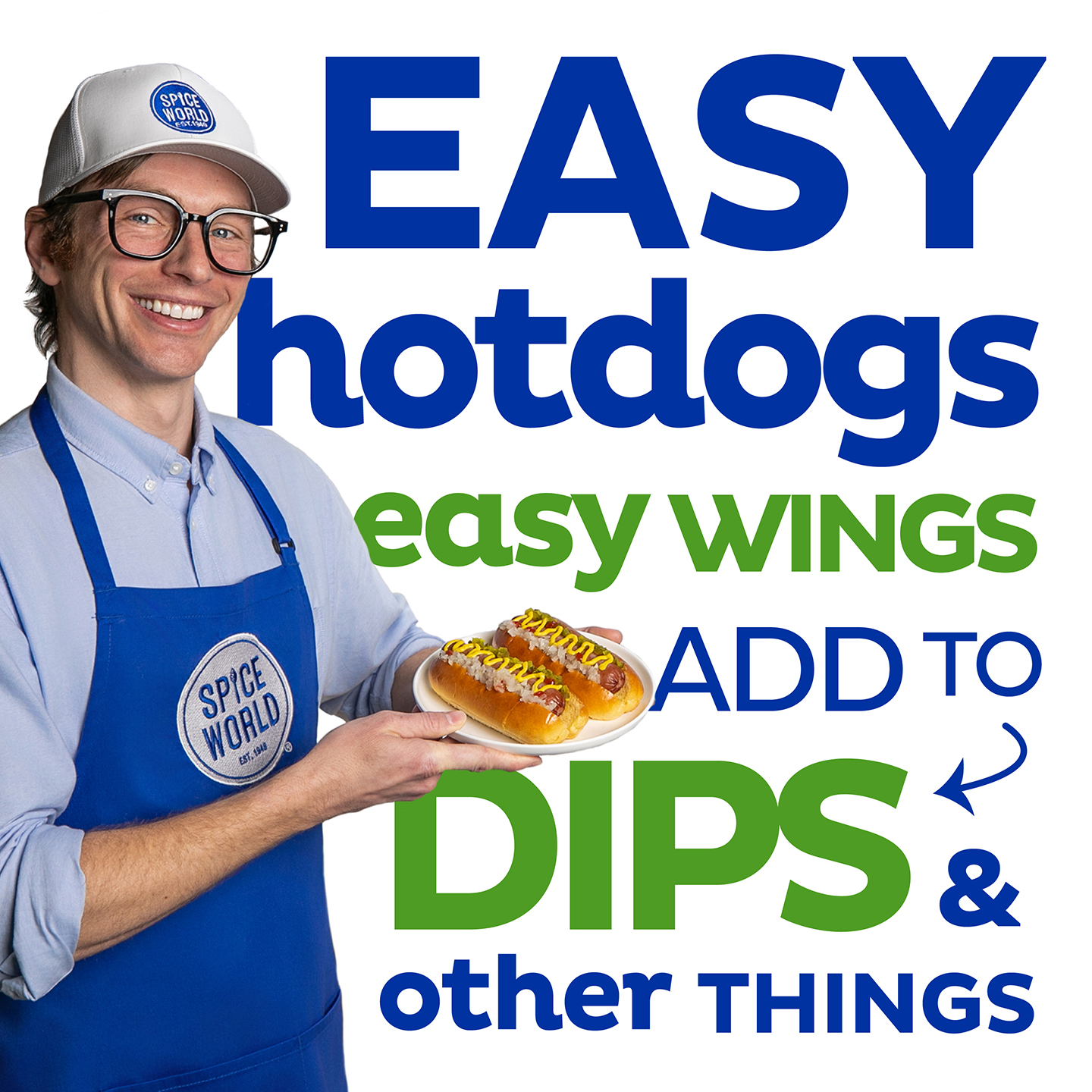 Spice World Facebook ad: Fresh Onion Flavor, No Prep Needed