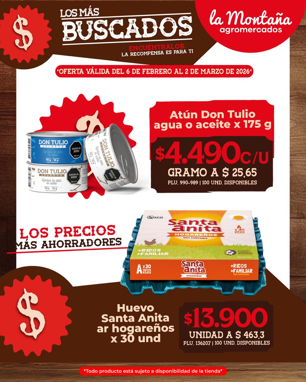 La Montaña Agromercados Facebook ad: ¡Llegaron los más buscados a La Montaña Agromercados!