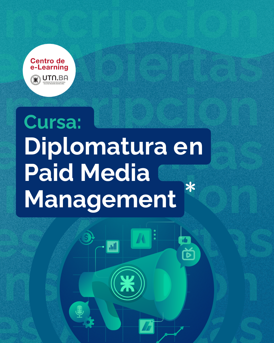 Diseño Multimedial UTN Facebook ad