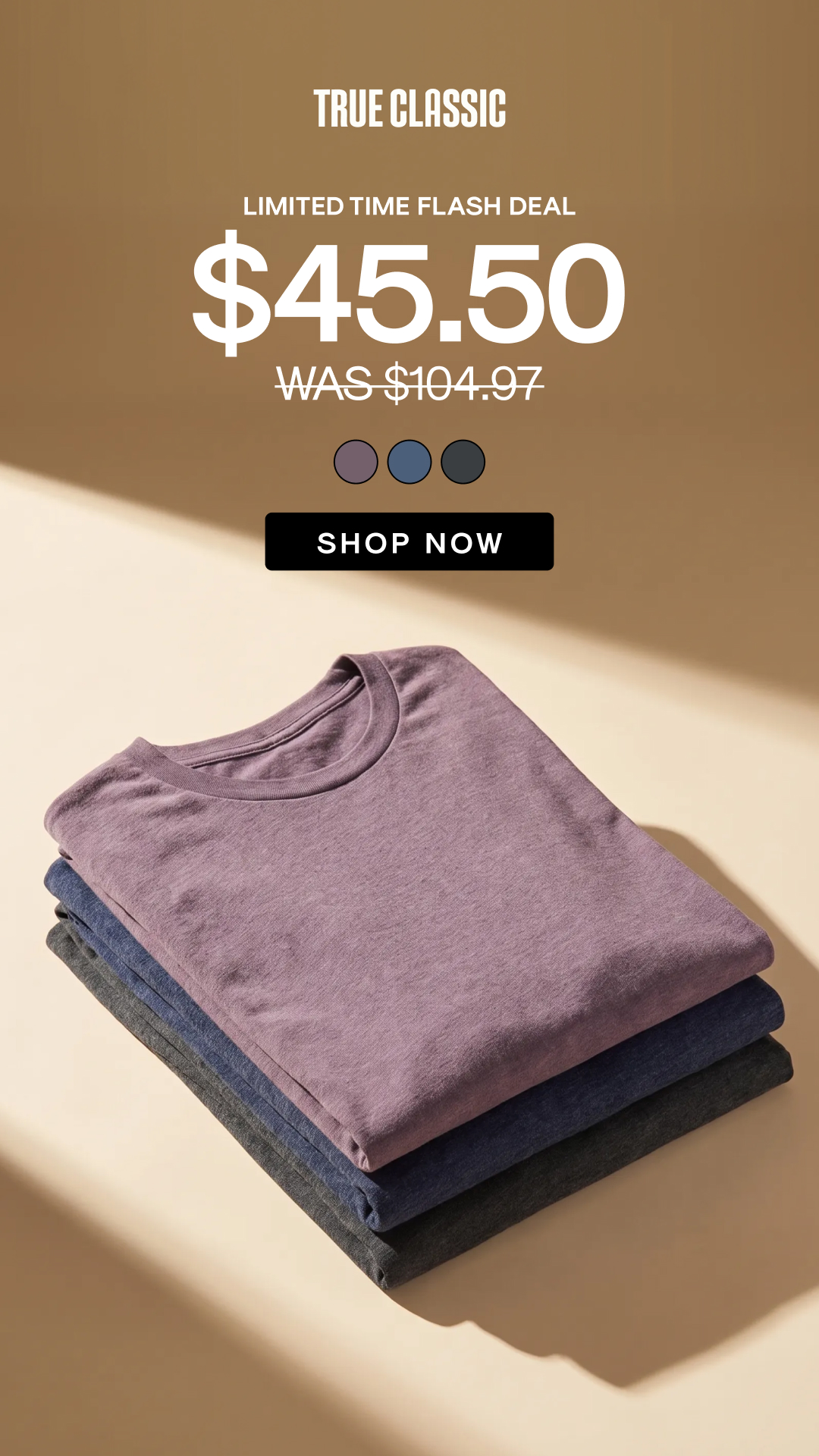 True Classic Facebook ad