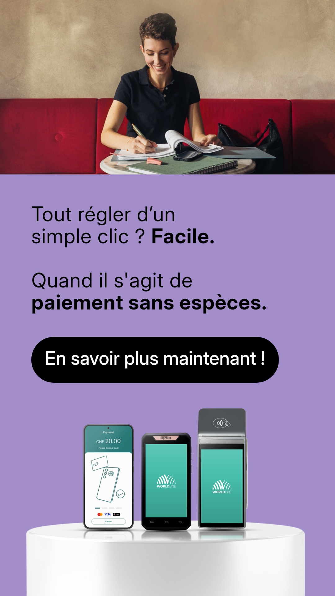 Worldline Switzerland Facebook ad