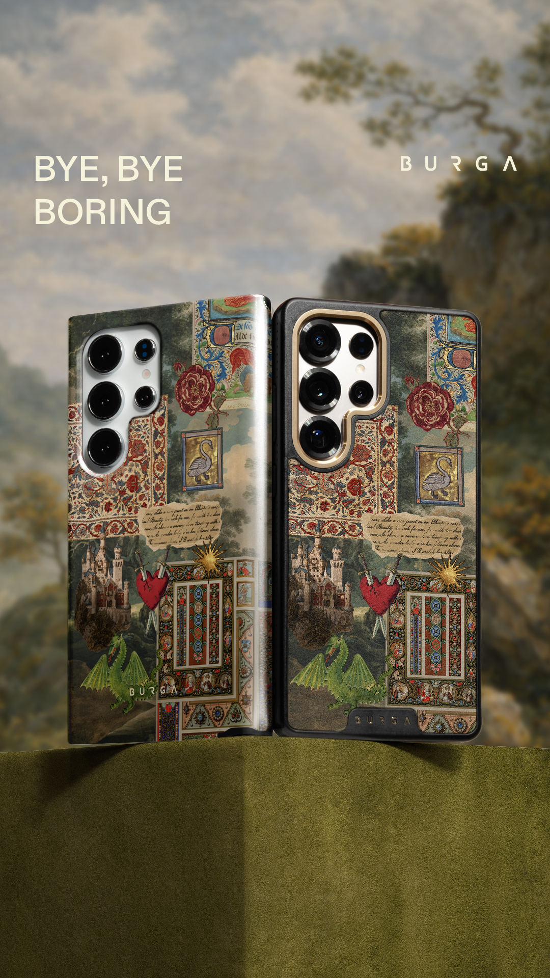 BURGA Cases Facebook ad