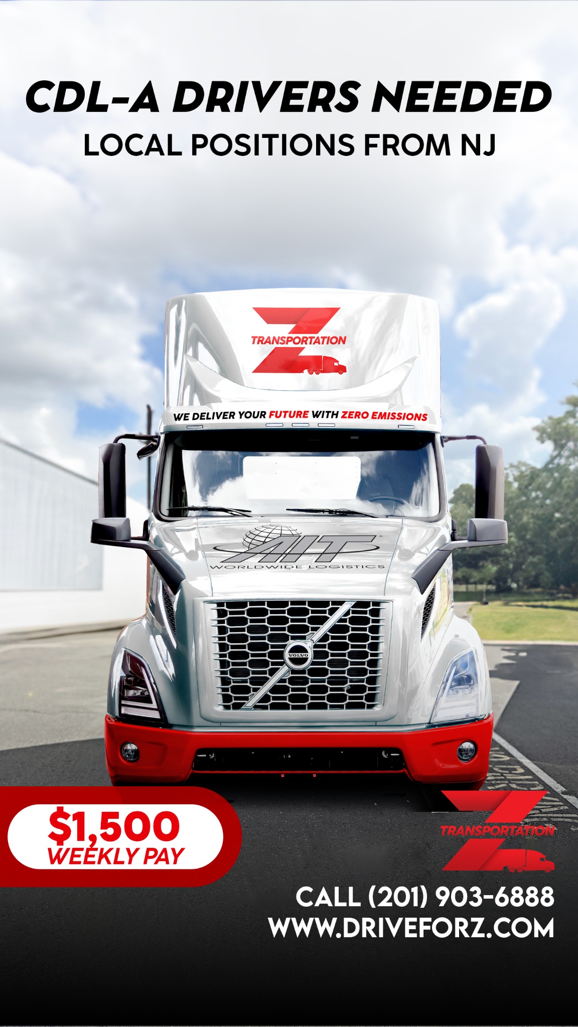 Drive For Z Transportation Facebook ad