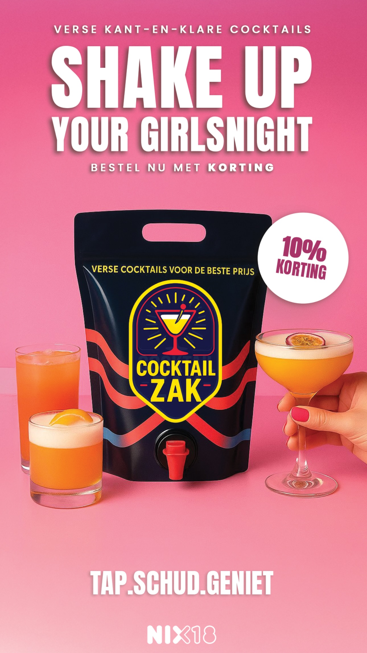 Cocktailzak.nl Facebook ad