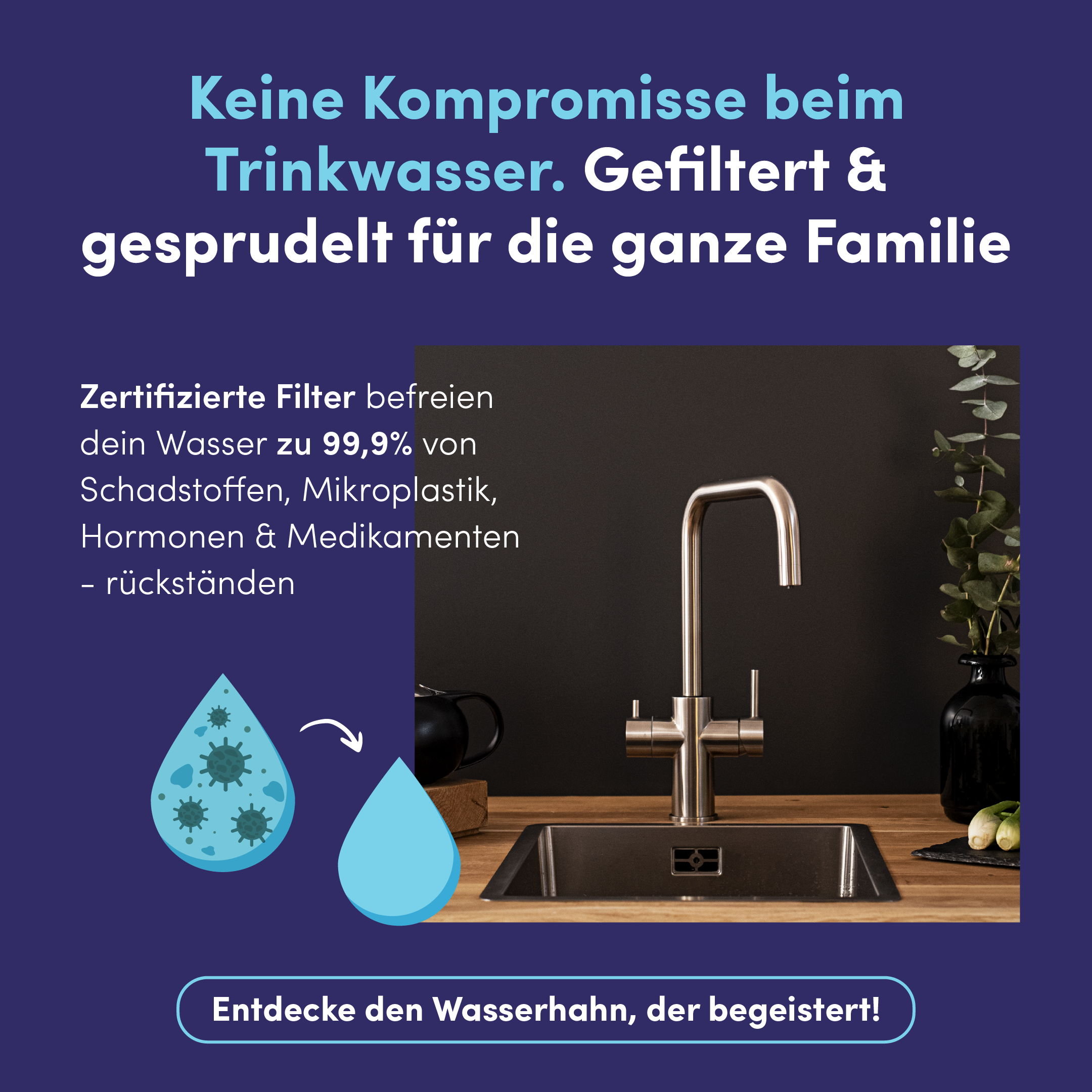 Living Water Facebook ad