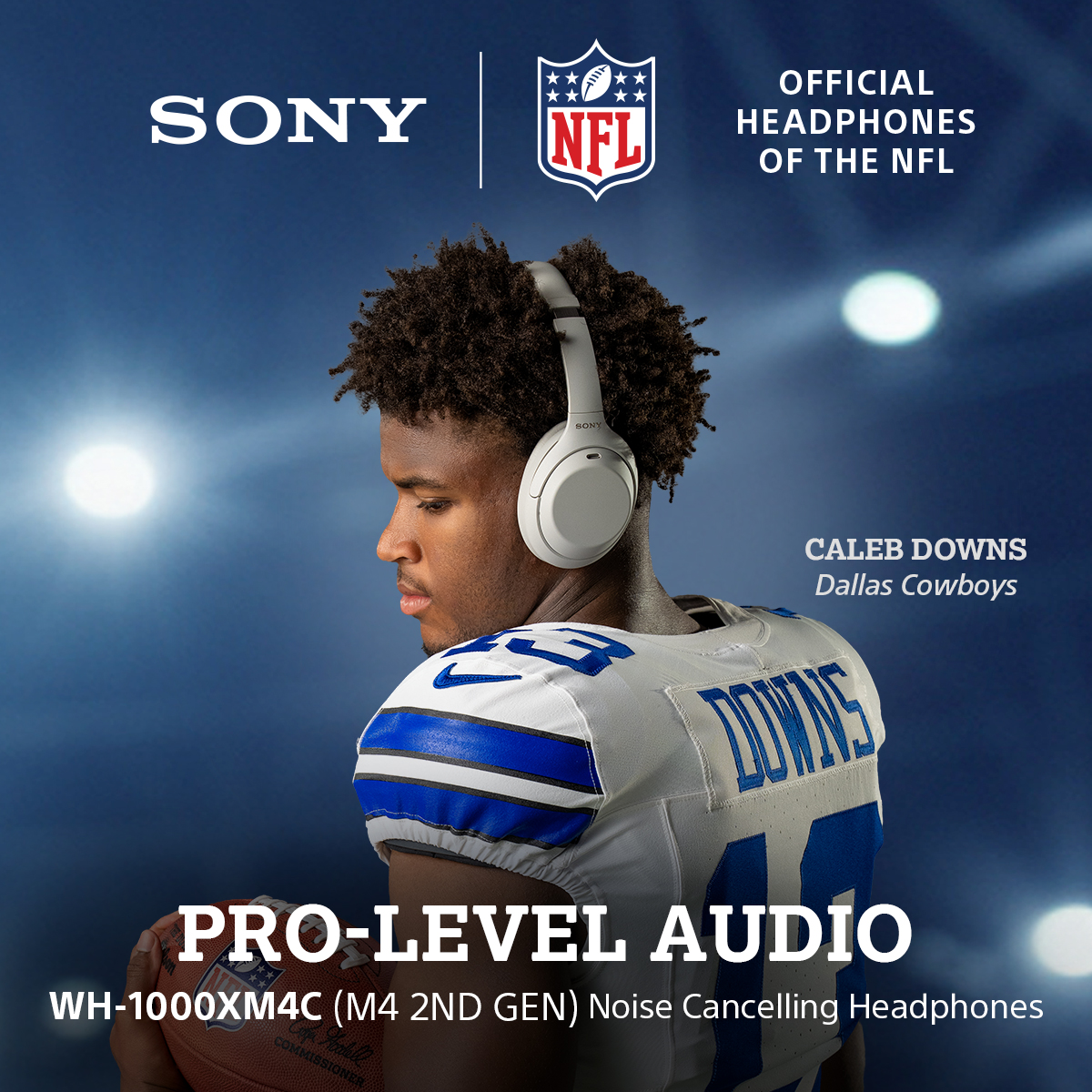 Sony Electronics Facebook ad: SONY x NFL