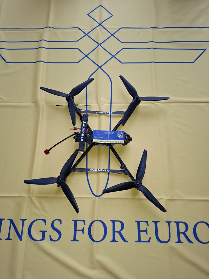 Wings for Europe Facebook ad: From the squash court to the frontlines, a…