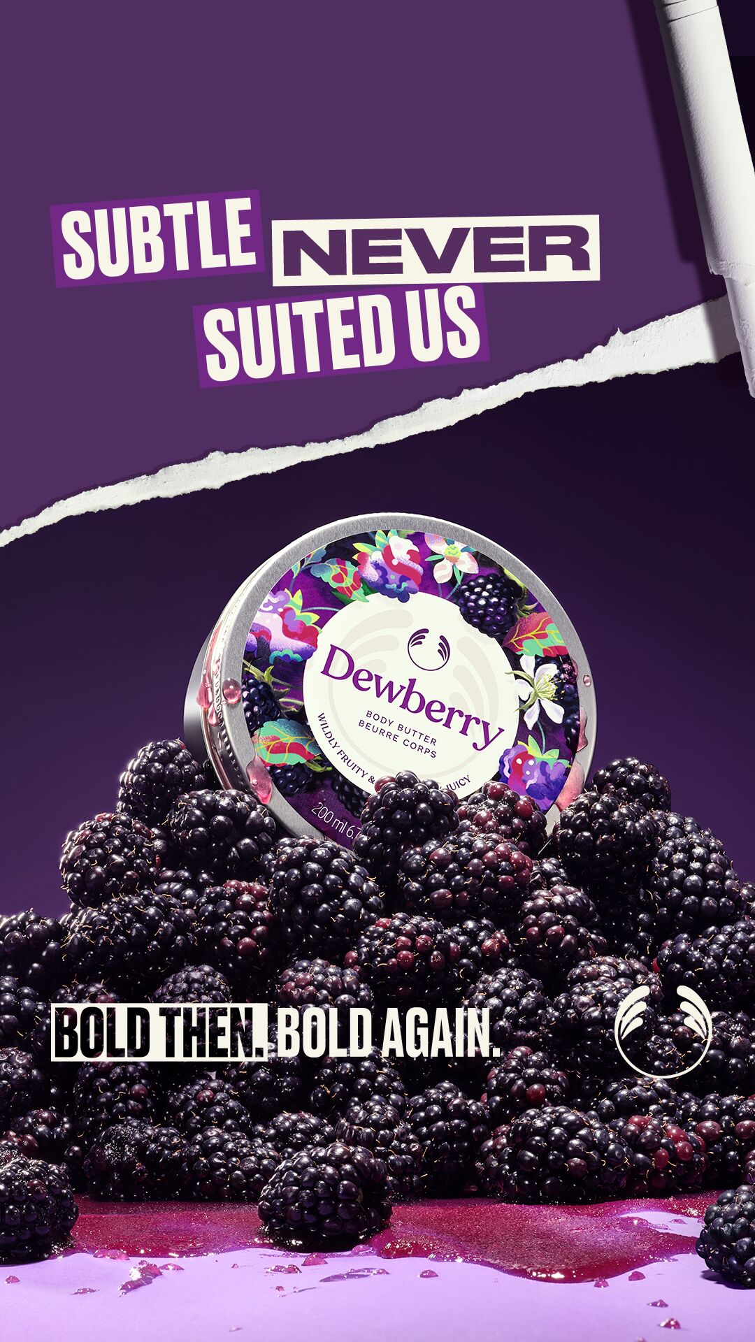The Body Shop Facebook ad