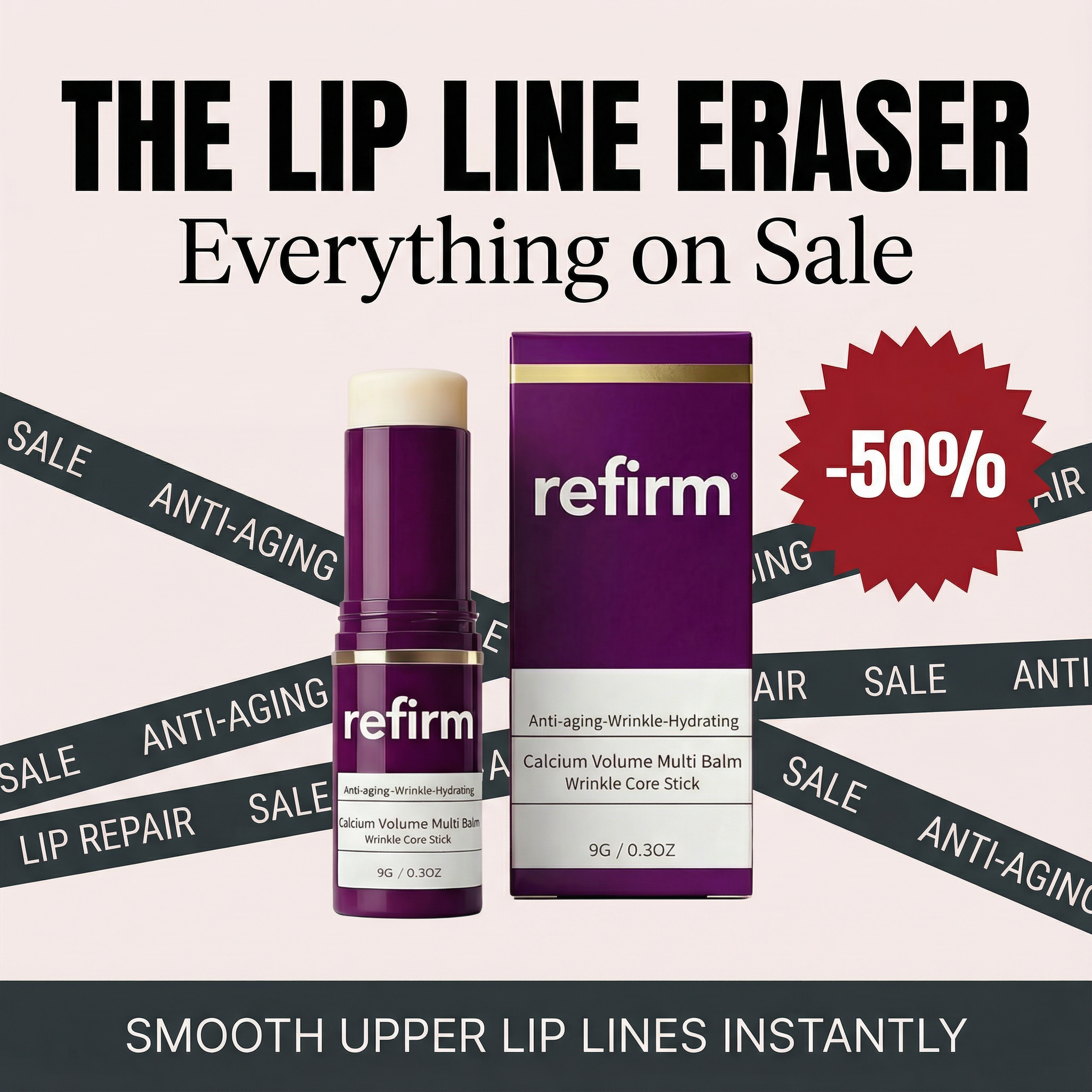 Refirm Facebook ad: Save over 50%!