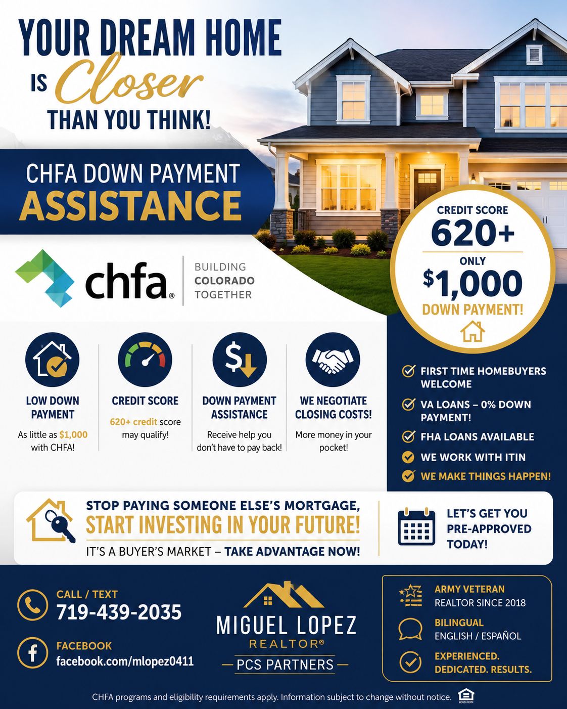 Lopez- PCS Partners Military Real Estate Facebook ad