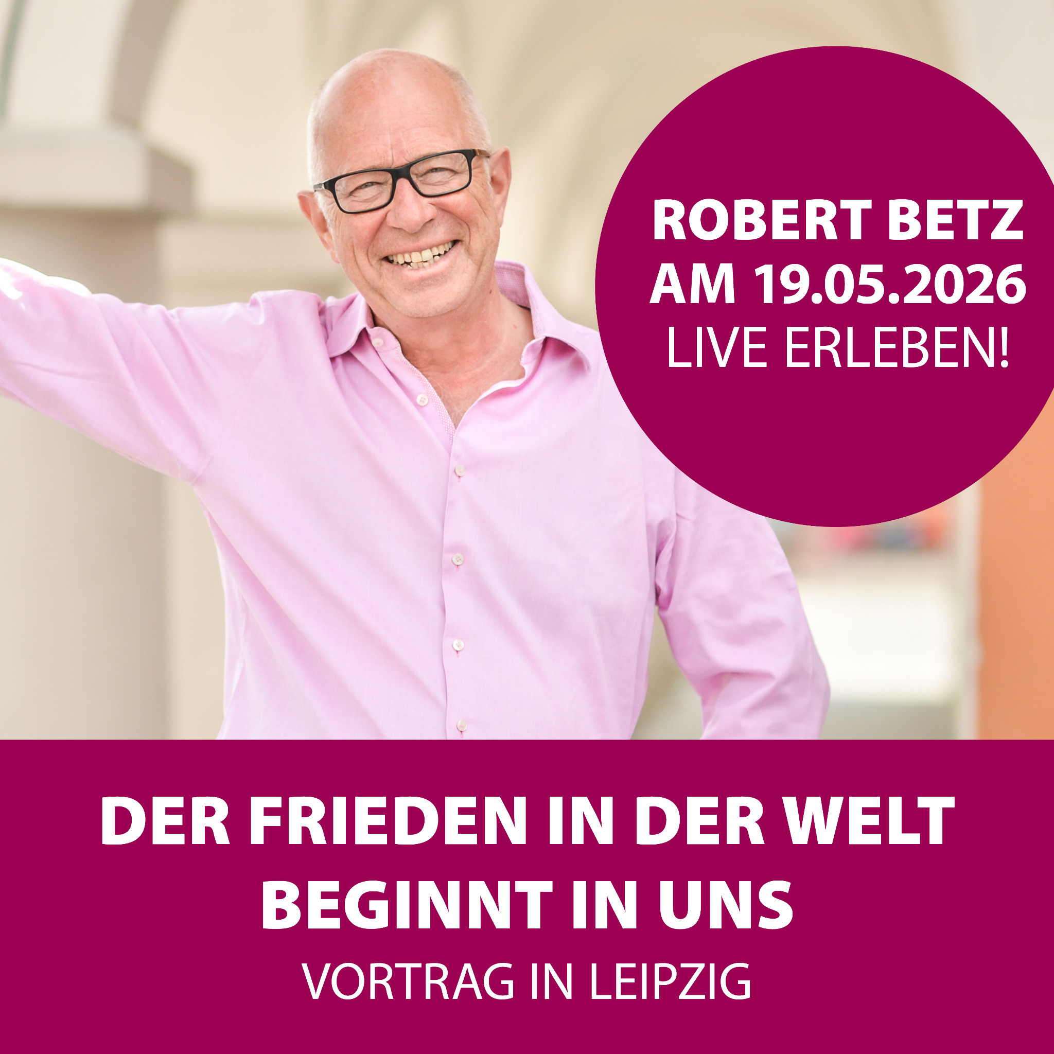 Robert Betz Facebook ad: Ein Vortrag von Top-Speaker Robert Betz