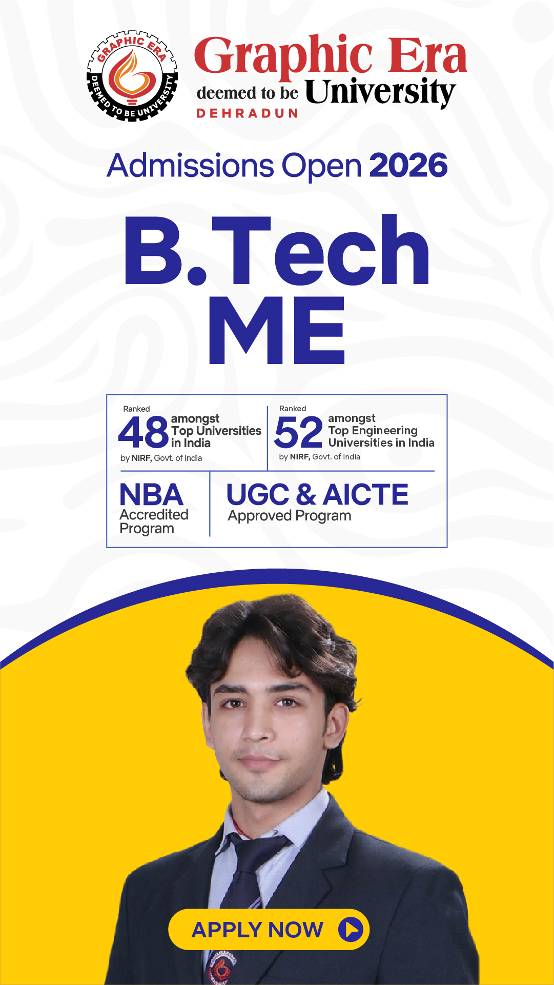 Graphic Era Deemed to be University Facebook ad