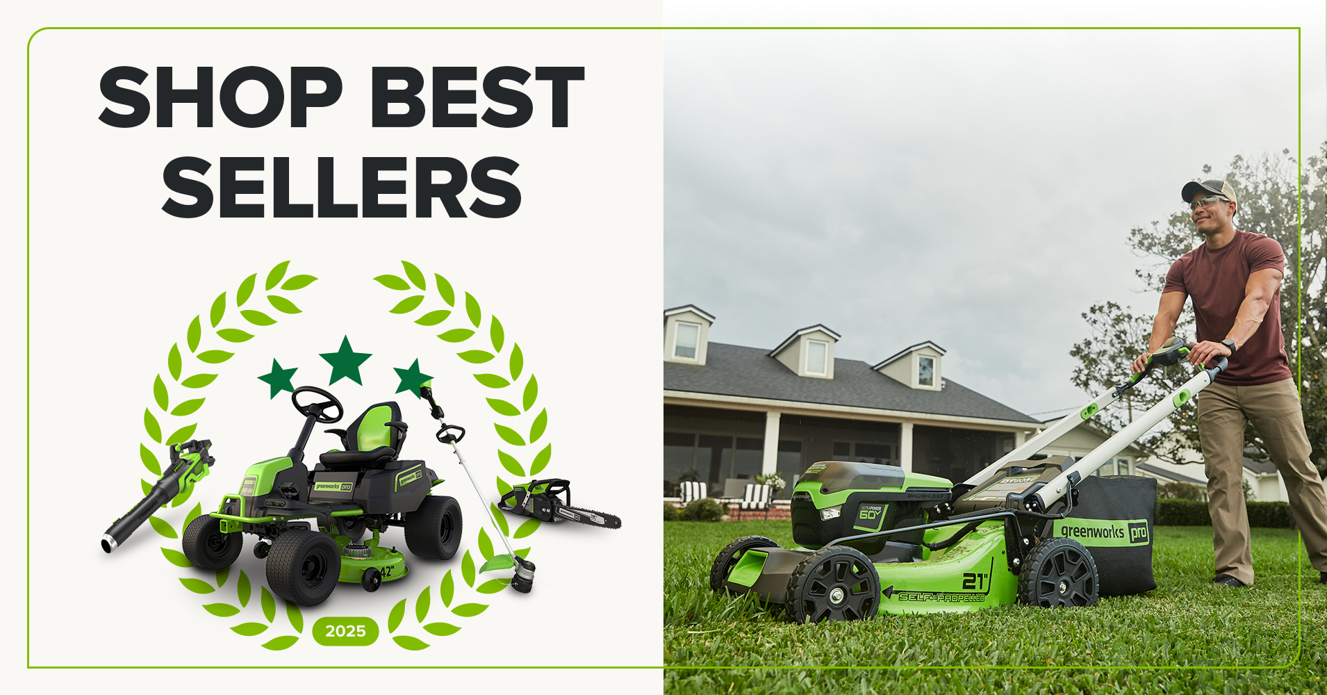Greenworks Facebook ad