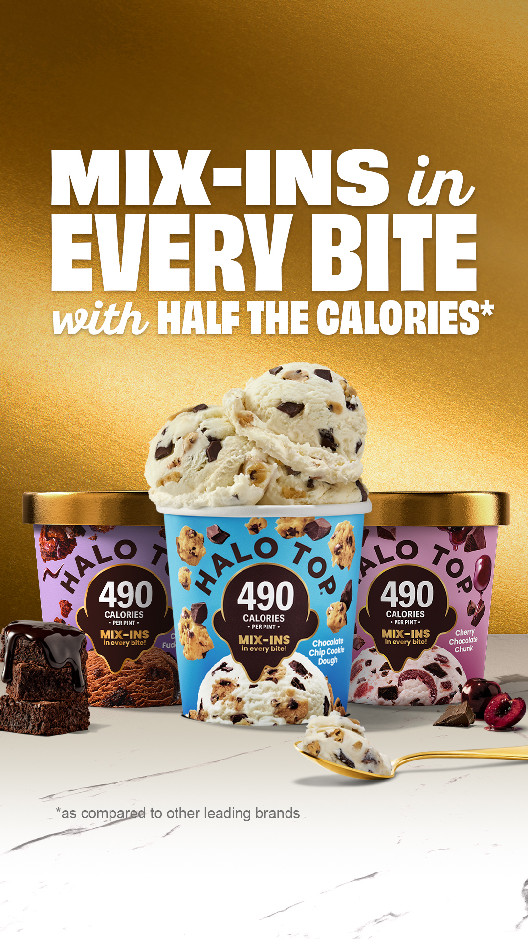 Halo Top Creamery Facebook ad from Apr 15, 2026