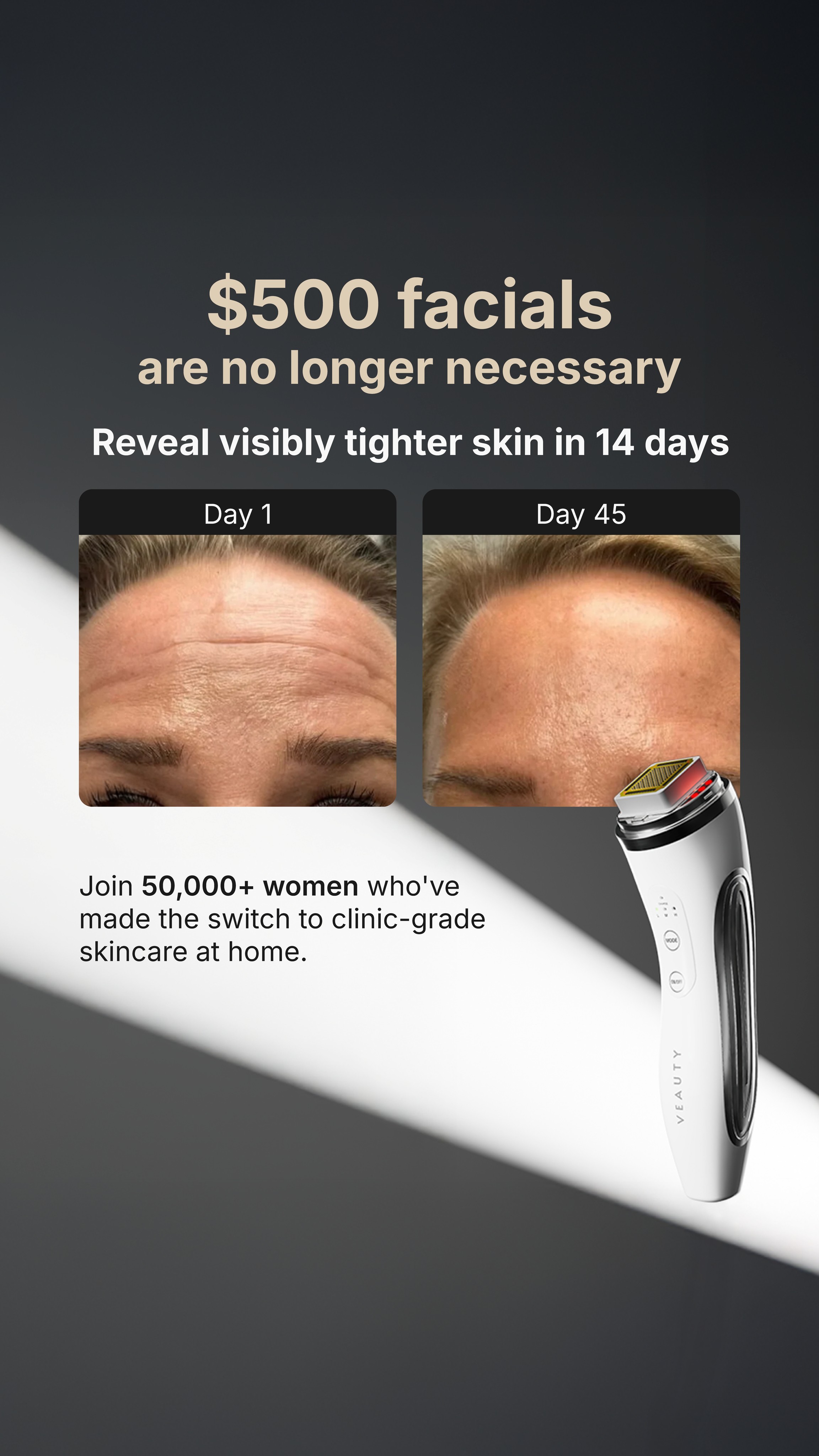Veauty Facebook ad