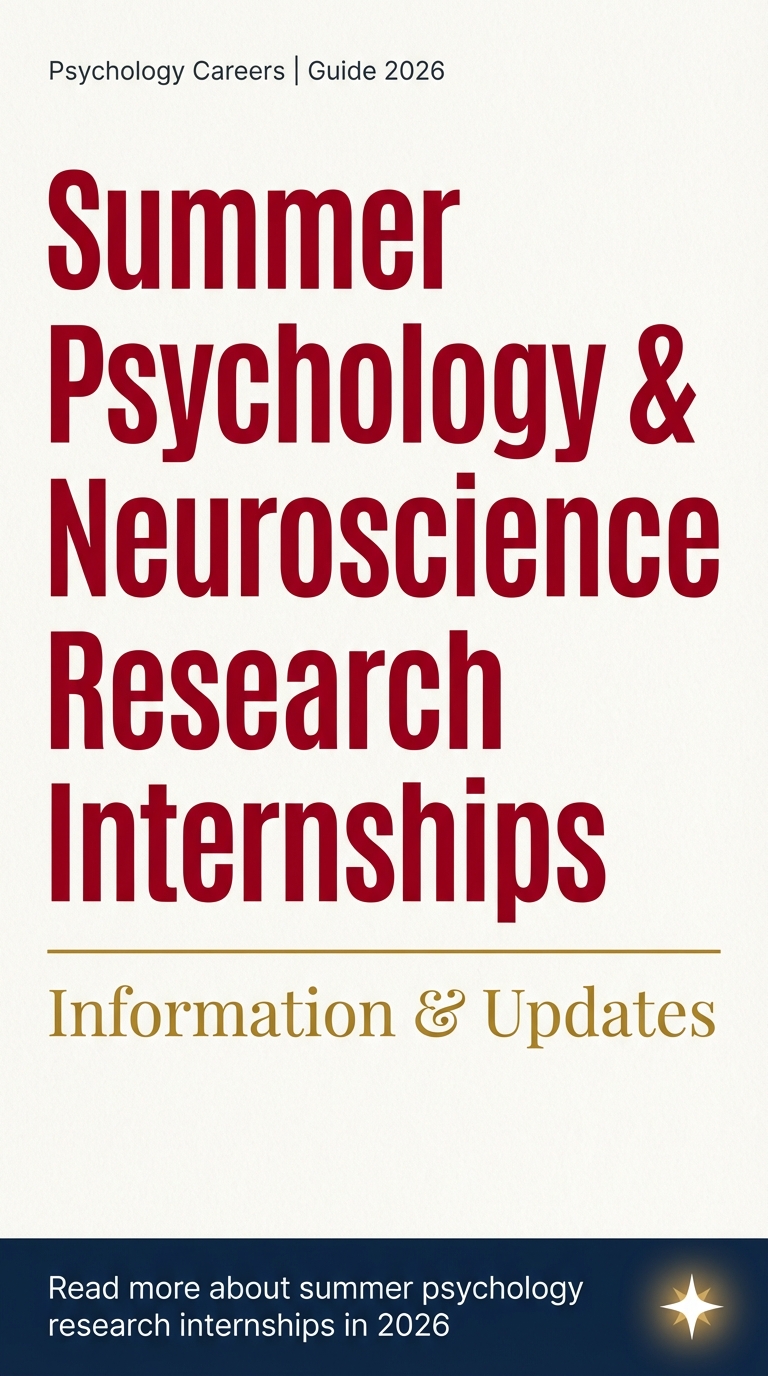 Learn Smart Facebook ad: Psychology Summer Research 2026