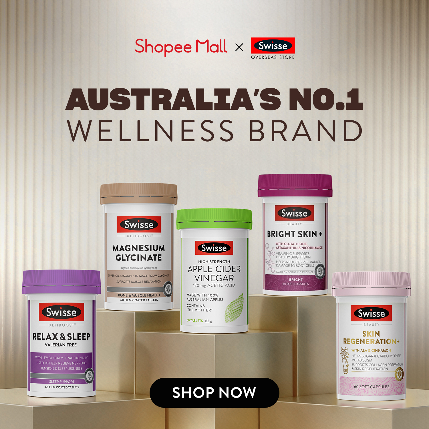 Swisse Overseas Facebook ad