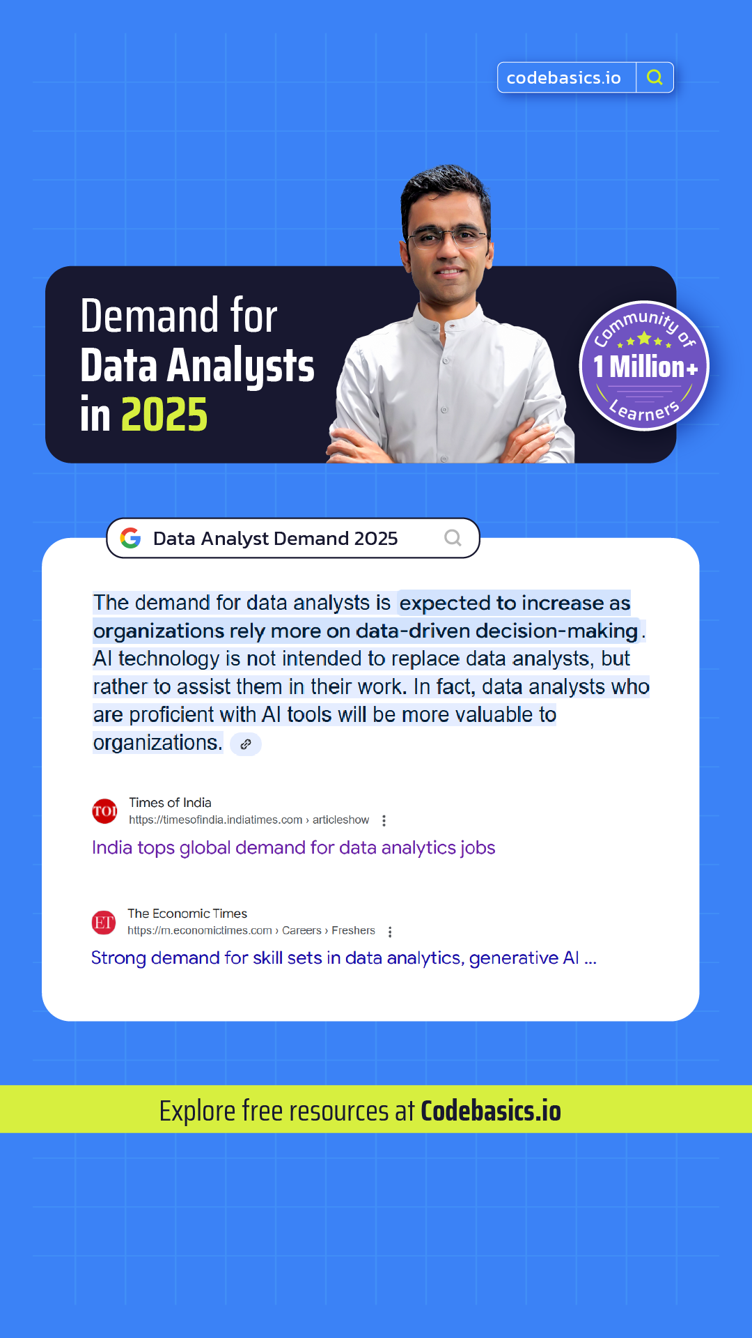 Codebasics Facebook ad