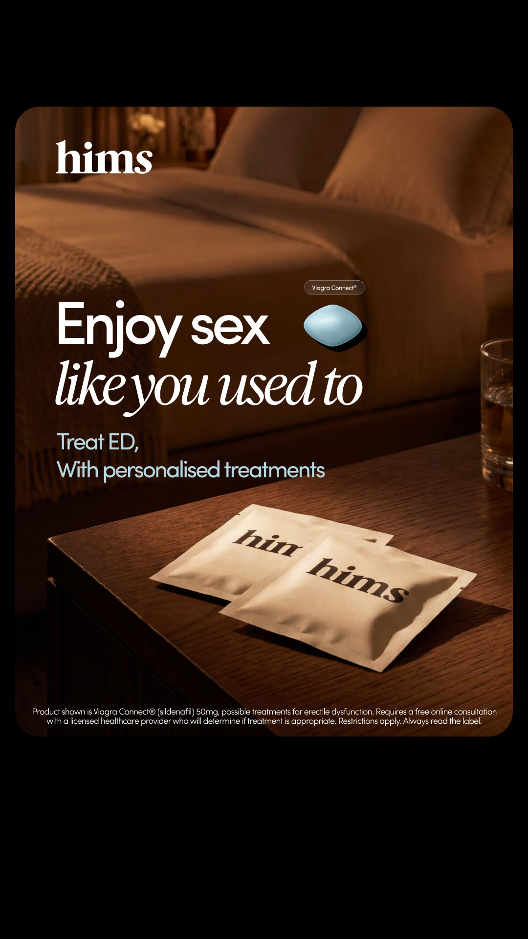 hims Facebook ad