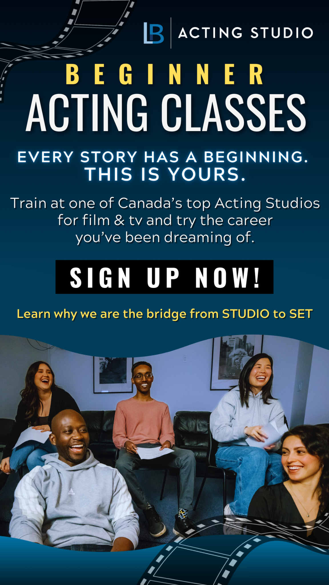 LB Acting Studio Facebook ad