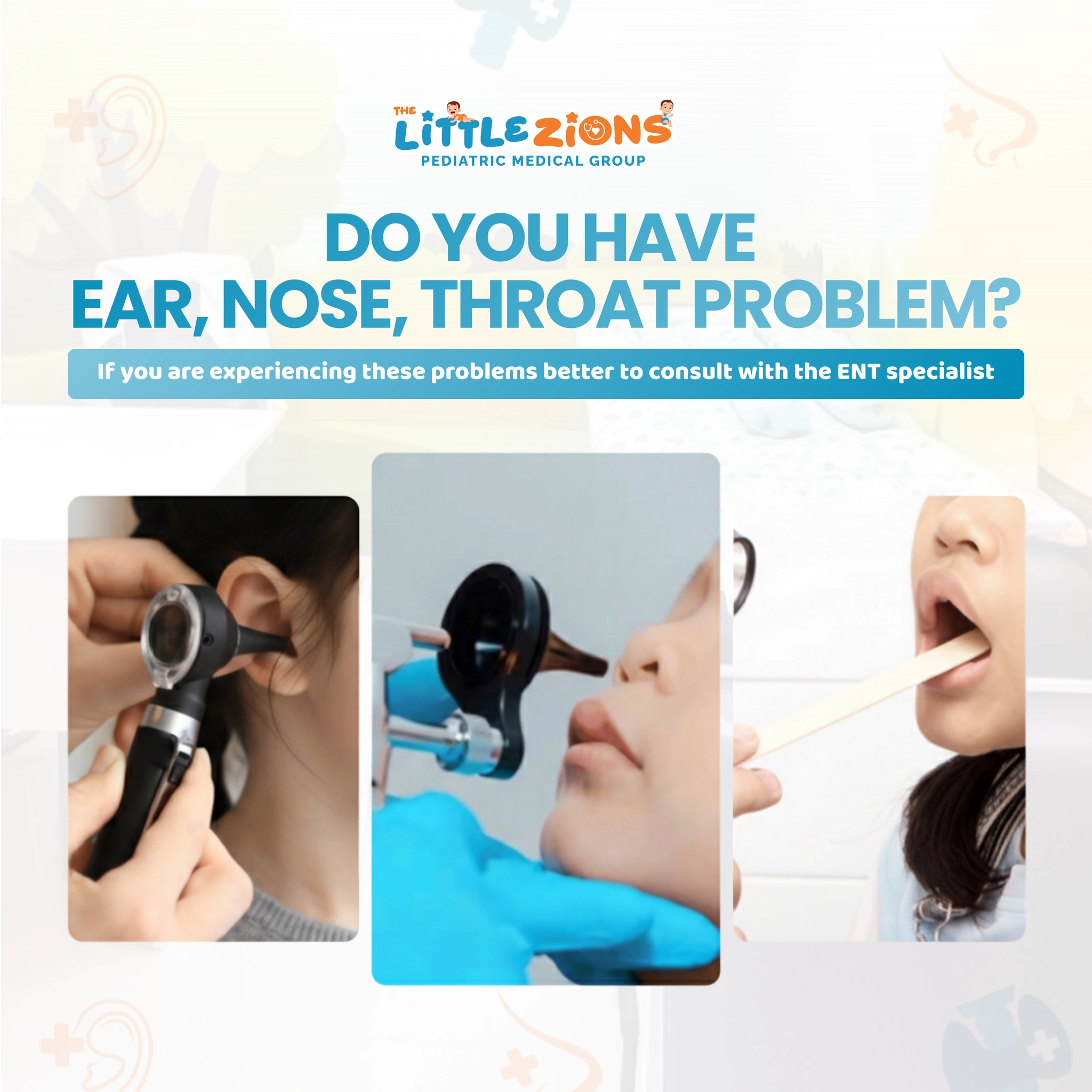 The Little Zions Pediatrics - Valenzuela Facebook ad: 𝐊𝐞𝐞𝐩 𝐲𝐨𝐮𝐫 𝐞𝐚𝐫𝐬, 𝐧𝐨𝐬𝐞, 𝐚𝐧𝐝 𝐭𝐡𝐫𝐨𝐚𝐭…