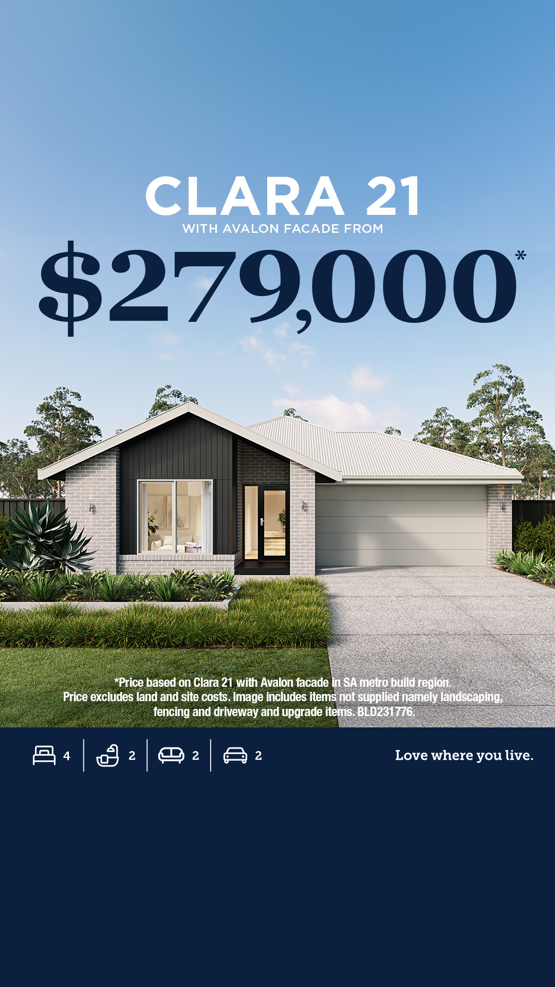 Metricon Facebook ad