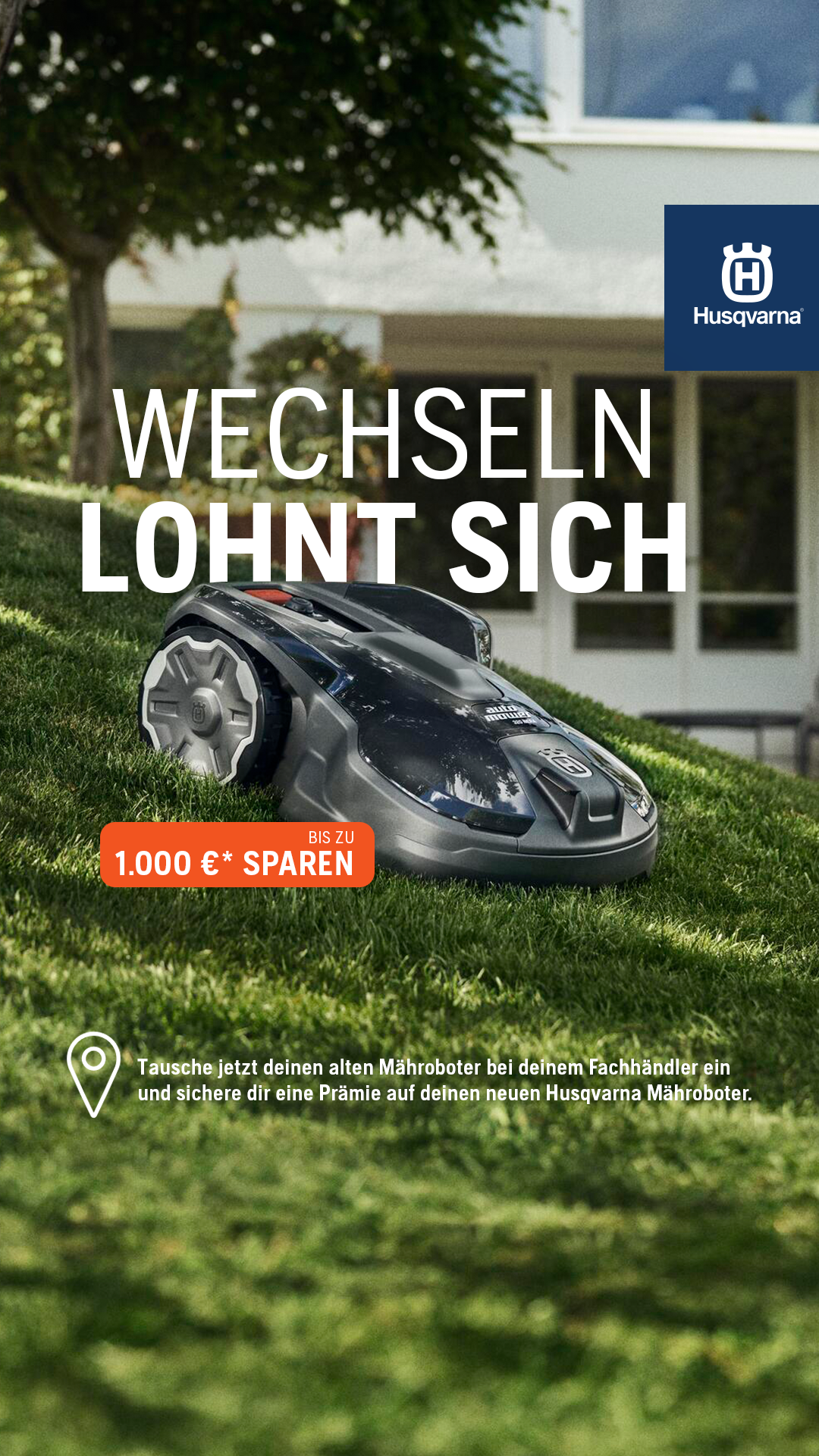 Husqvarna Facebook ad from Aug 18, 2026
