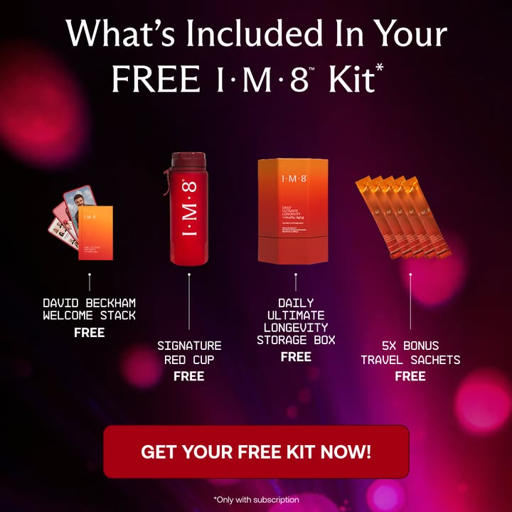 IM8 Facebook ad: Longevity Starts at the Cellular Level