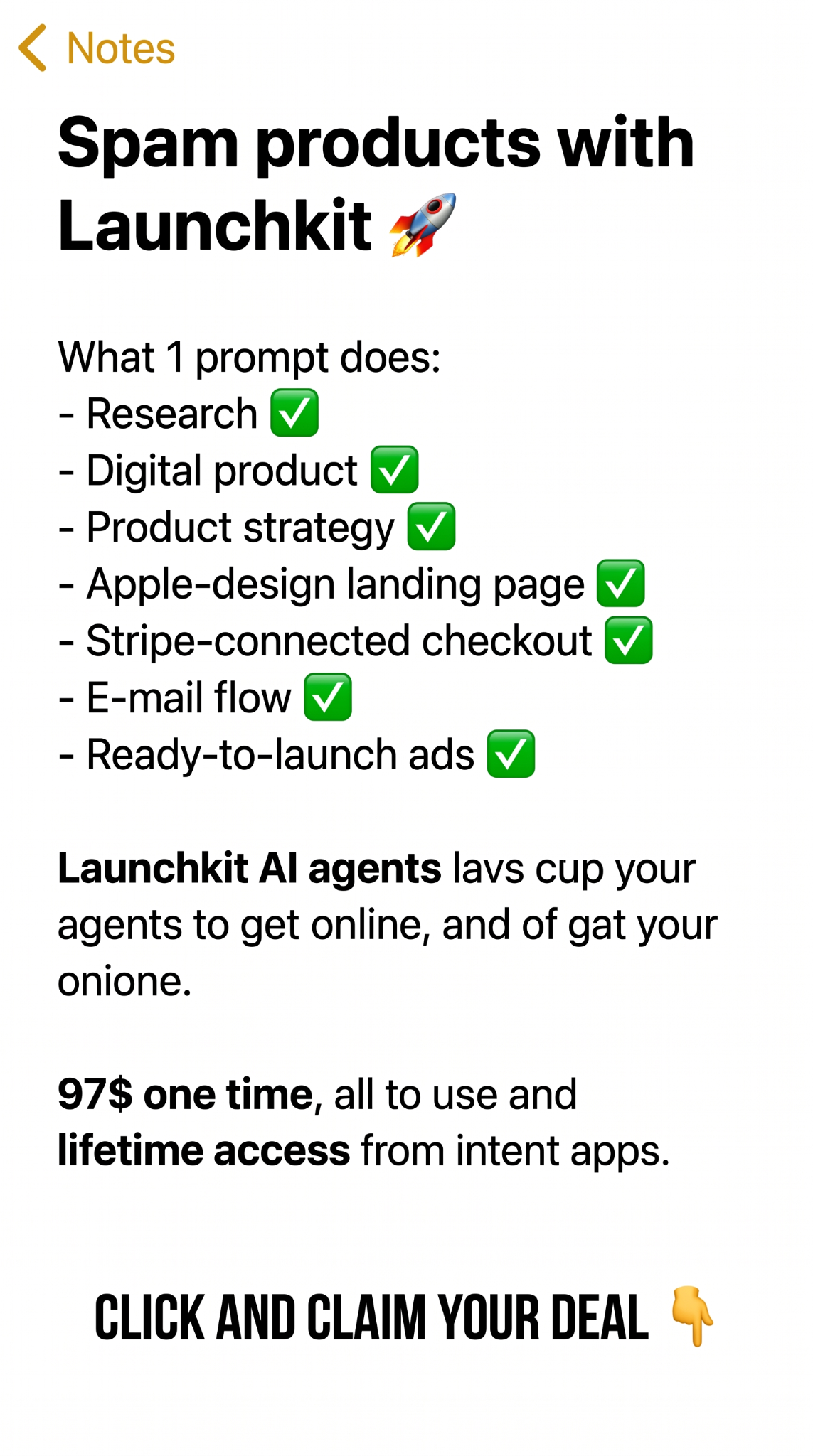 LaunchKit Facebook ad