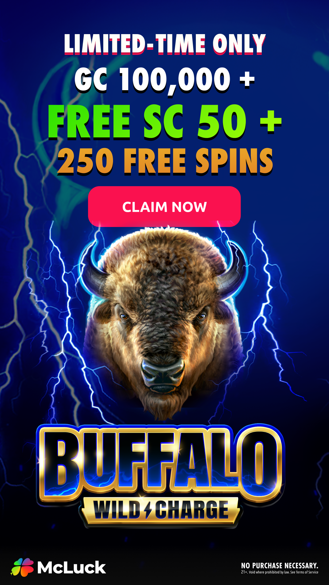 McLuck.com Facebook ad