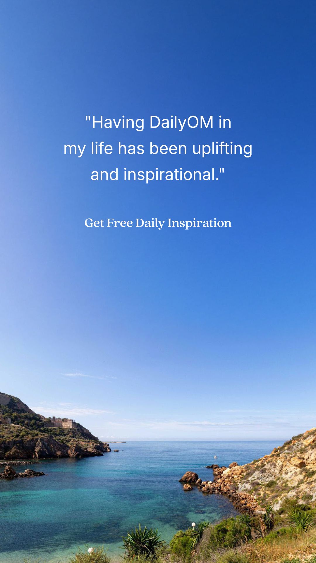 DailyOM Facebook ad