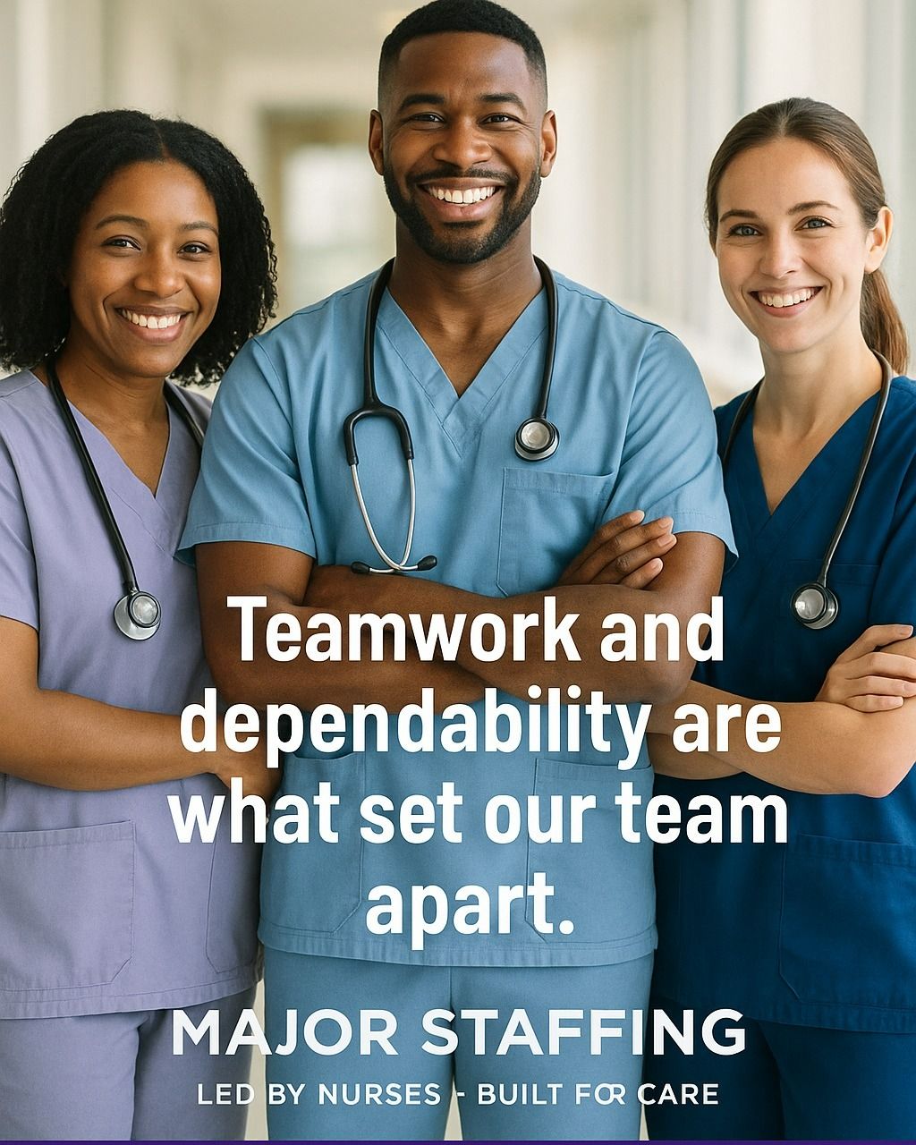 Major Staffing Facebook ad