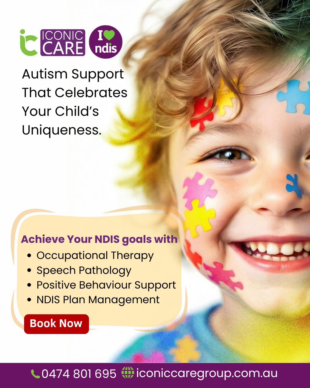 Iconic Care Group Pty Ltd Facebook ad: Put your NDIS plan into action