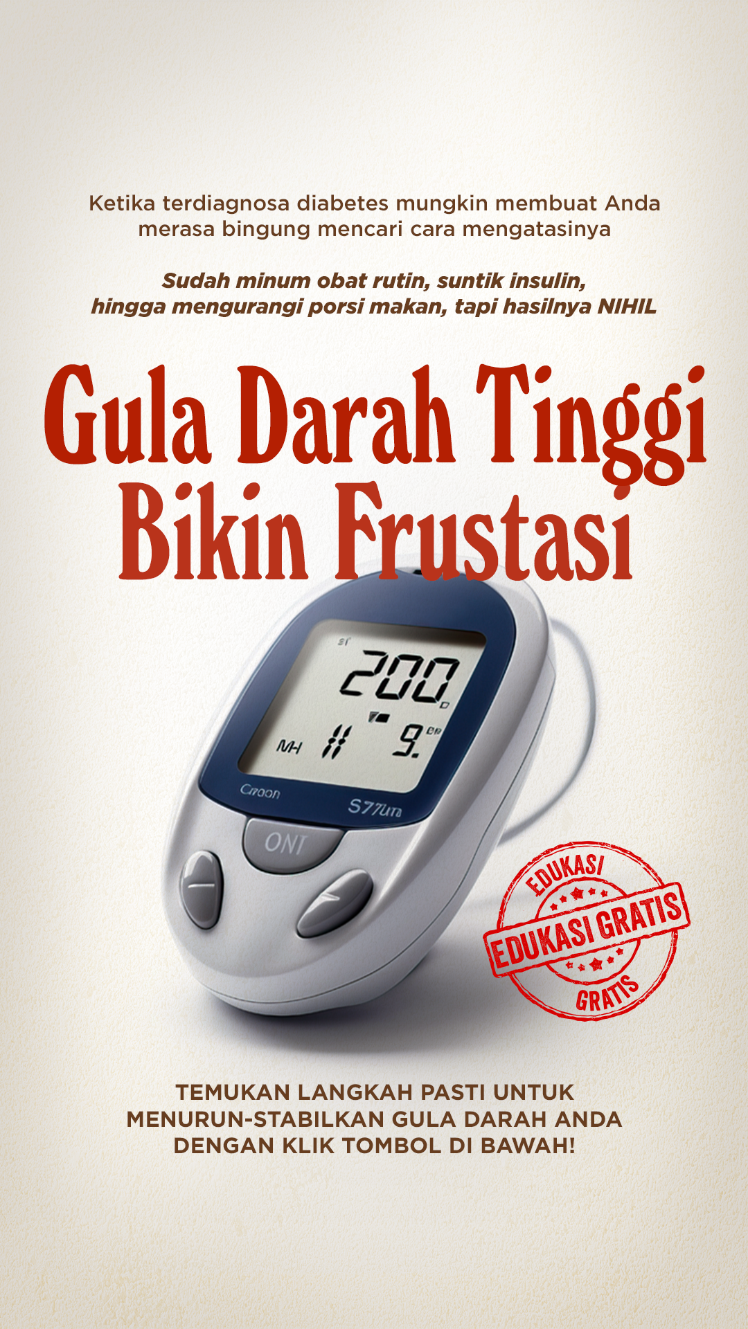 mGanik Metafiber Expert Diabetes Facebook ad