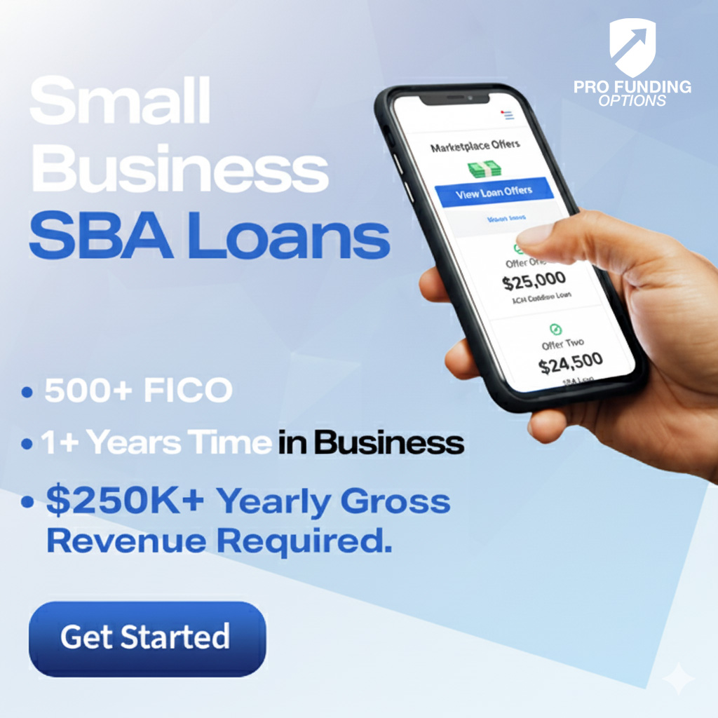 Pro Funding Options Facebook ad: 250K+ in Yearly Sales? Get Funded Today.