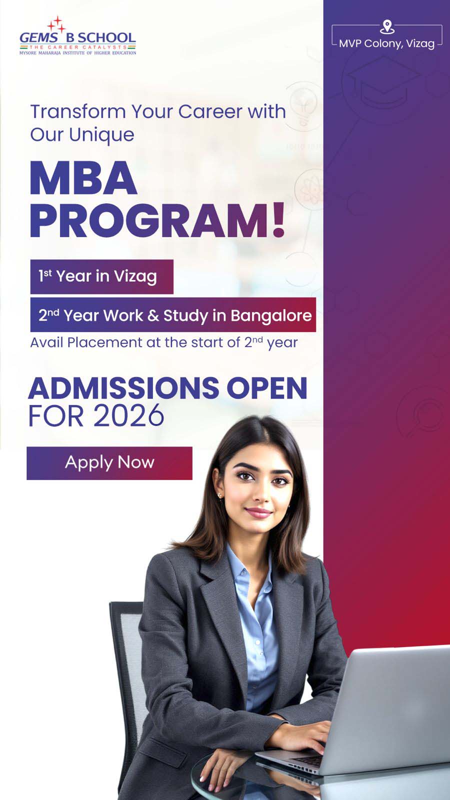 GEMS B School Facebook ad