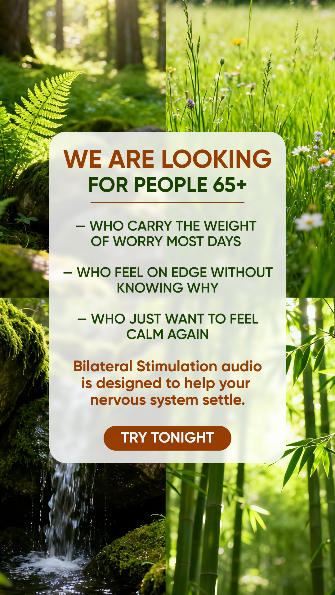 Calm Facebook ad