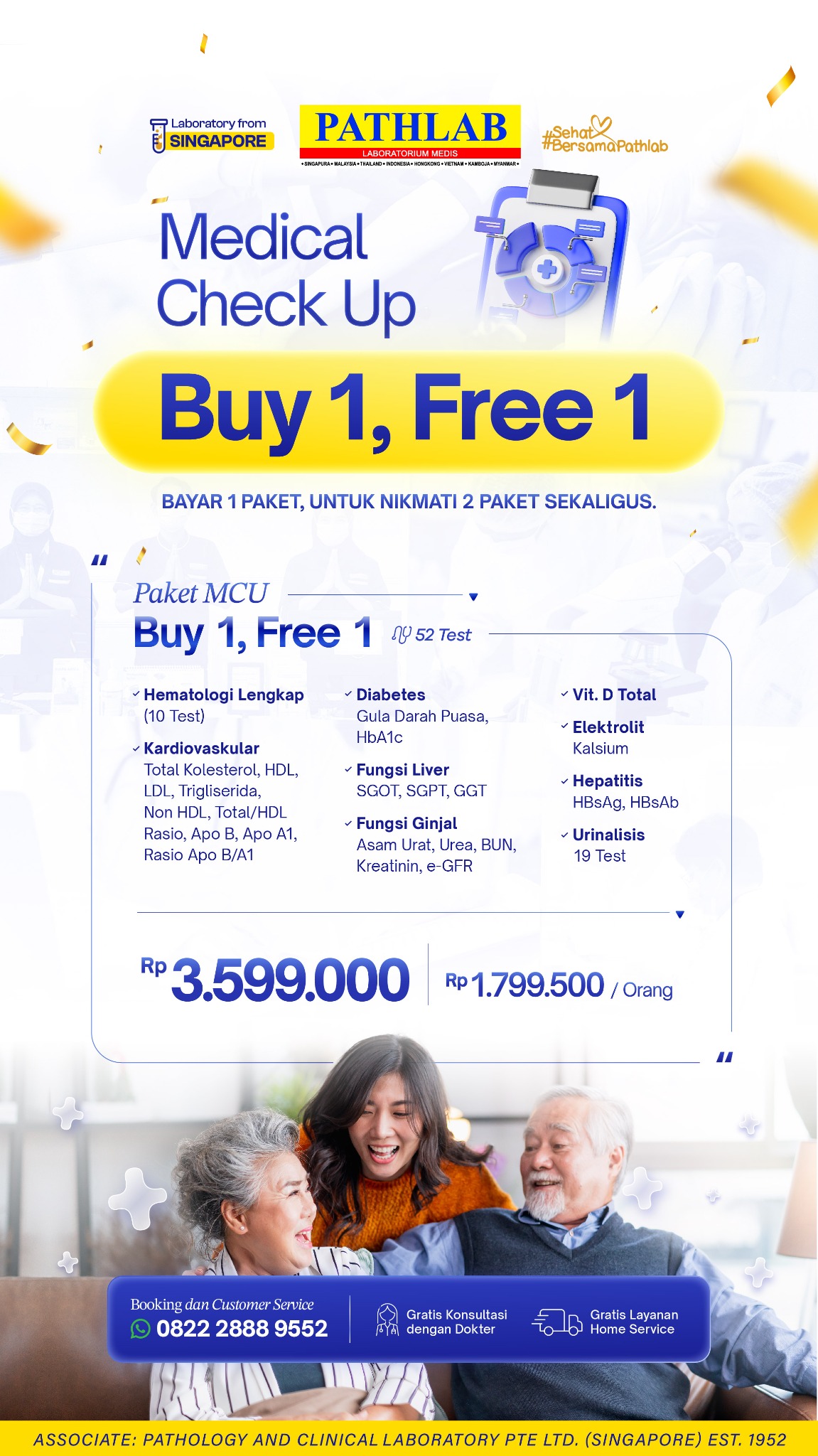 Pathlab Indonesia Facebook ad from Aug 10, 2026
