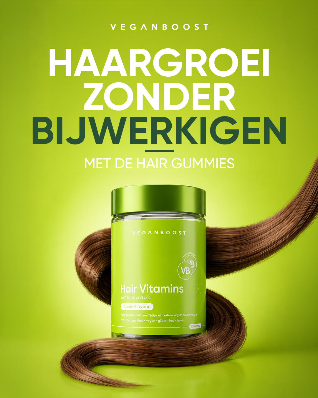 Veganboost Facebook ad: 30% korting met code SUMMER30