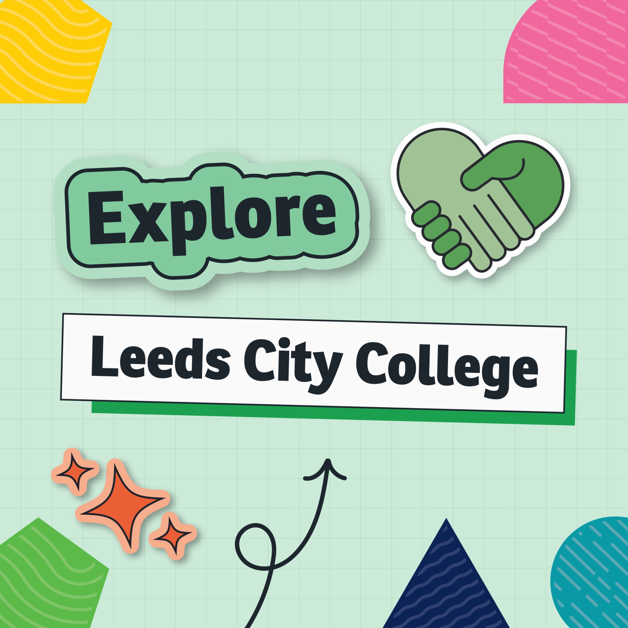 Leeds City College Facebook ad: Explore your options